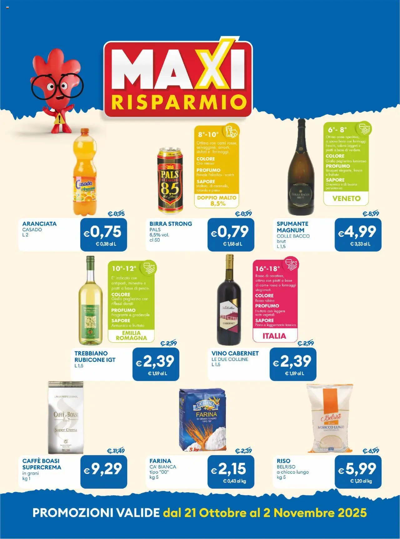 Volantino MD Discount del 21.10.2025 | Pagina: 4 | Prodotti: Crema, Caffè, Birra, Profumo