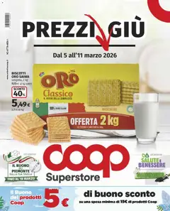 Anteprima del volantino Coop volantino Superstore Oleggio  valido a partire dal 05.03.2026