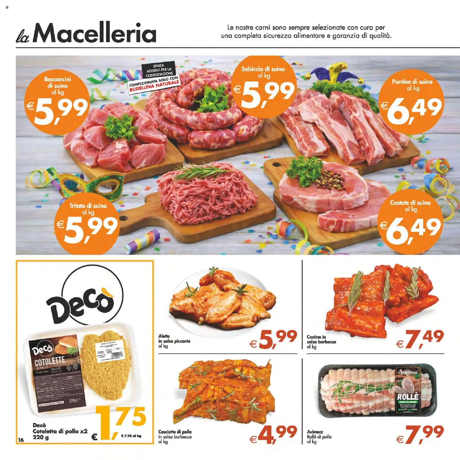 Volantino Decò del 13.02.2026 | Pagina: 23 | Prodotti: Salsa, Suino, Barbecue, Salsa barbecue