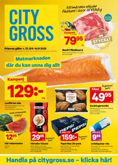 City Gross - erbjudanden - Förhandsvisning av reklamblad från butik City Gross aktuell från 08.09.2025