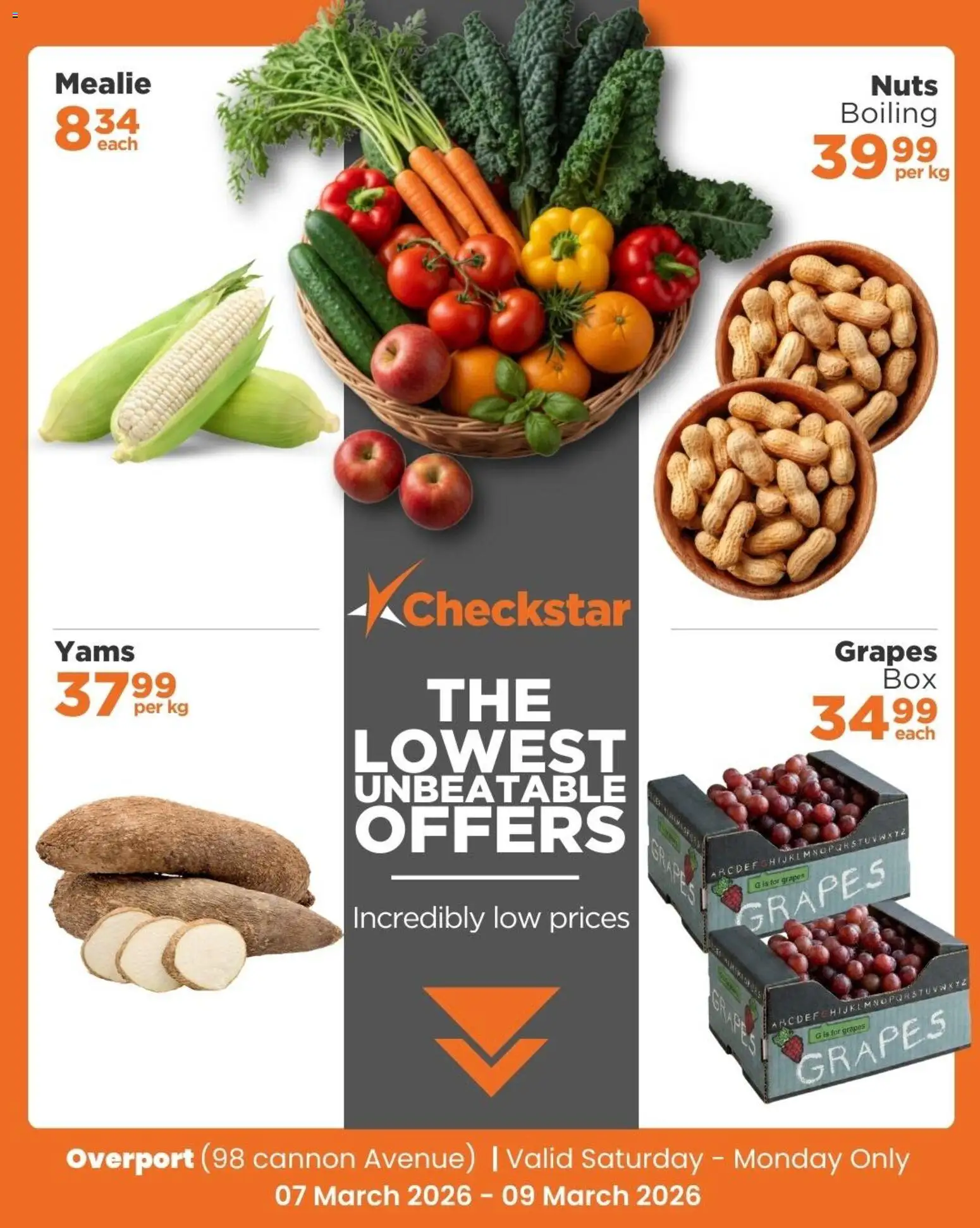 New Check Star catalogue – valid from 07.03.2026 | Page: 3 | Products: Nuts, Grapes