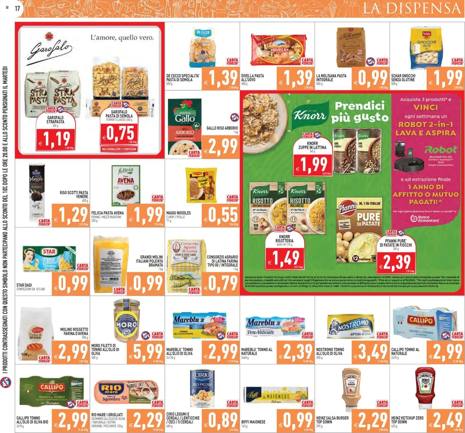 Volantino PIM Supermercati del 19.11.2025 | Pagina: 17 | Prodotti: Rossetto, Fiocchi, Gnocchi, Penne