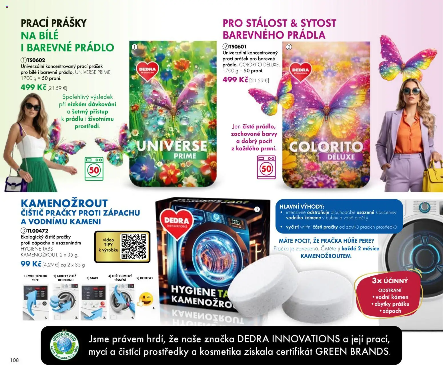 Nové Dedra akcie – leták je platný od 24.04.2026 | Strana: 8 | Produkty: Práčky, Práčka