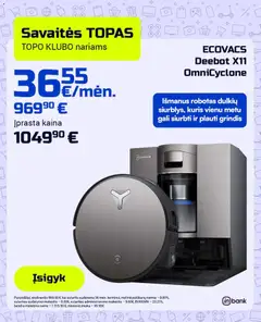 TOPOcentras leidinys galioja nuo 08.04.2026 | Puslapis: 3 | Prekių: Robotas