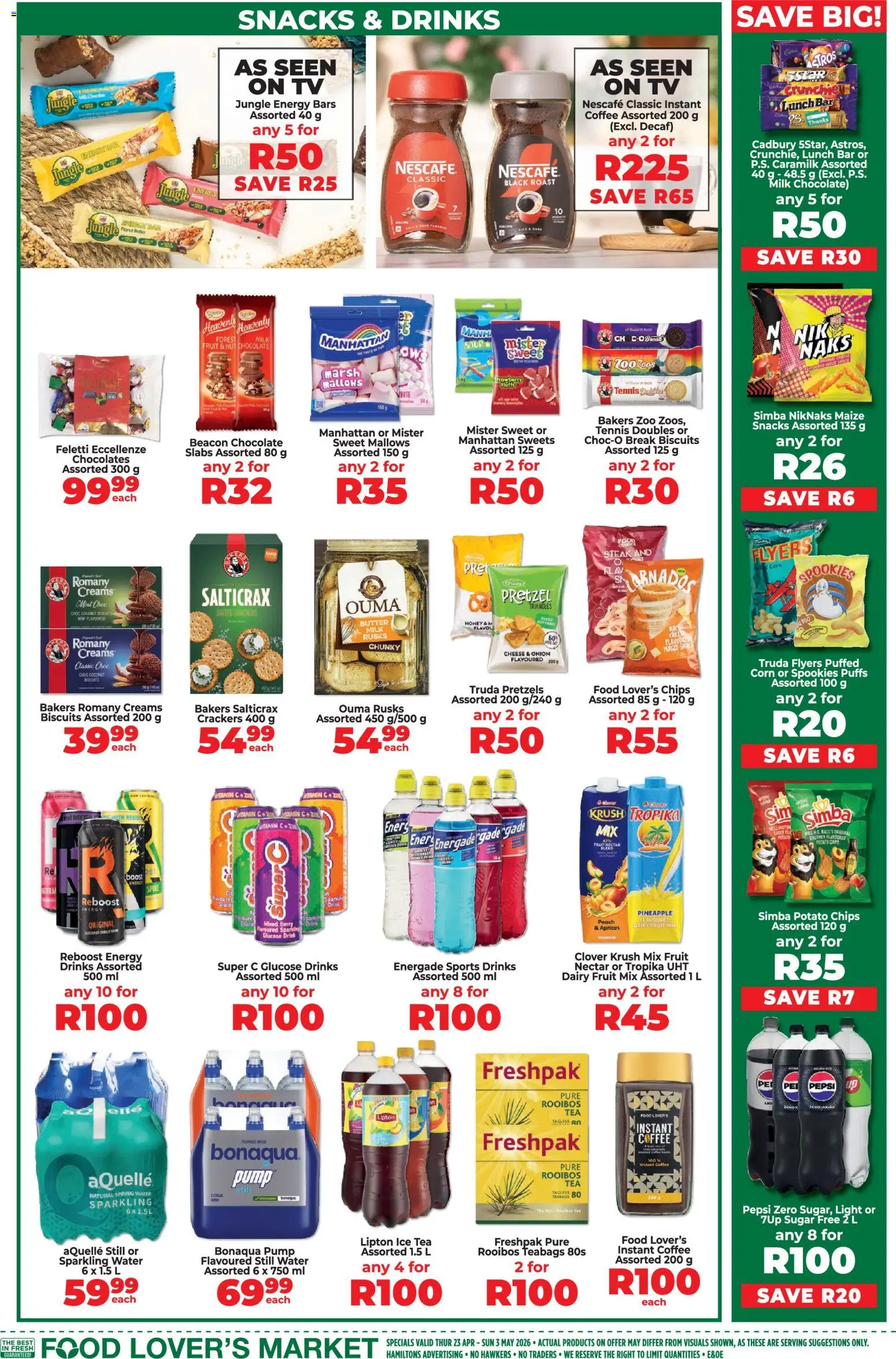 New Food Lover's Market catalogue – valid from 23.04.2026 | Page: 11 | Products: Corn, Chutney, Pineapple, Estuche organizador de viaje