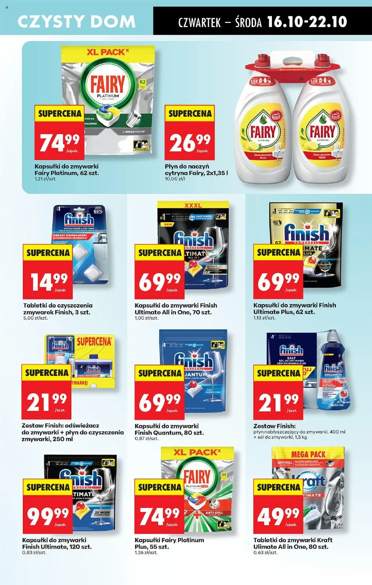 Biedronka gazetka - Oferta w tym tygodniu od 16.10.2025 | Strona: 71 | Produkty: Cytryna, Płyn do naczyń fairy, Kapsułki fairy, Kapsułki do zmywarki