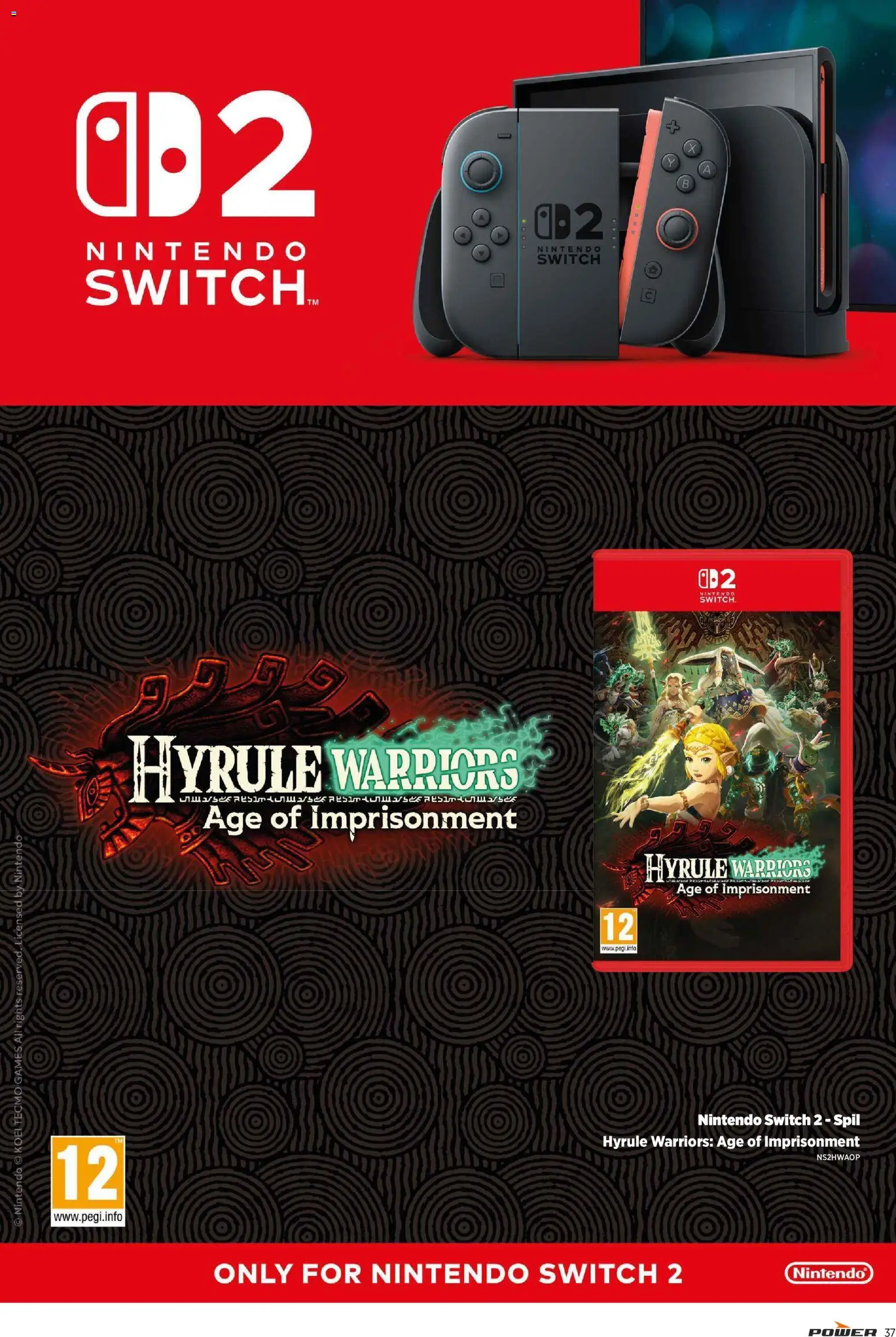 Power tilbudsavis – gyldig fra 24.10.2025 | Side: 37 | Produkter: Nintendo Switch, Spil