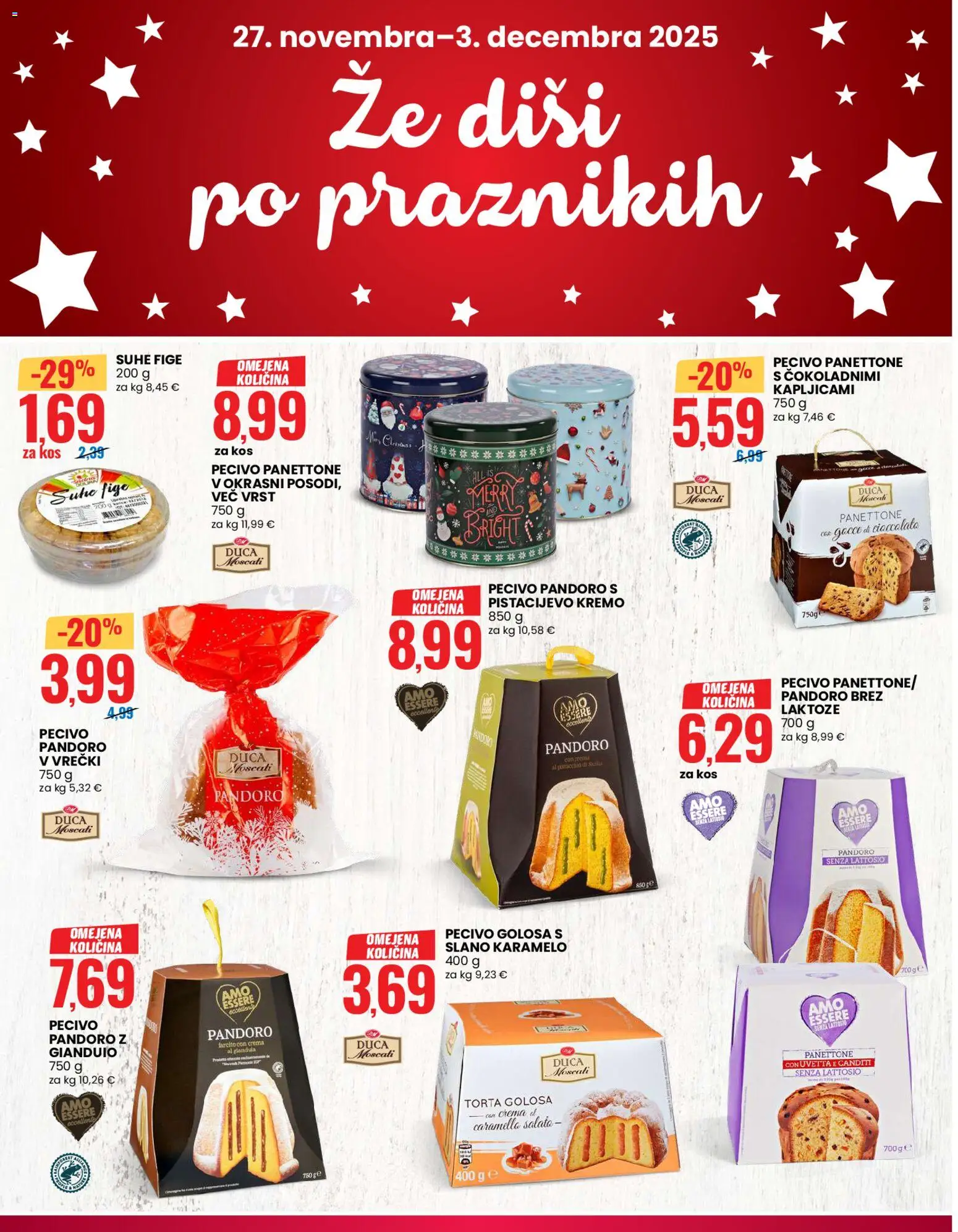 Novi Eurospin katalog ponudbe – veljaven od 27.11.2025 | Stran: 2 | Izdelki: Torta, Kos, Suhe fige