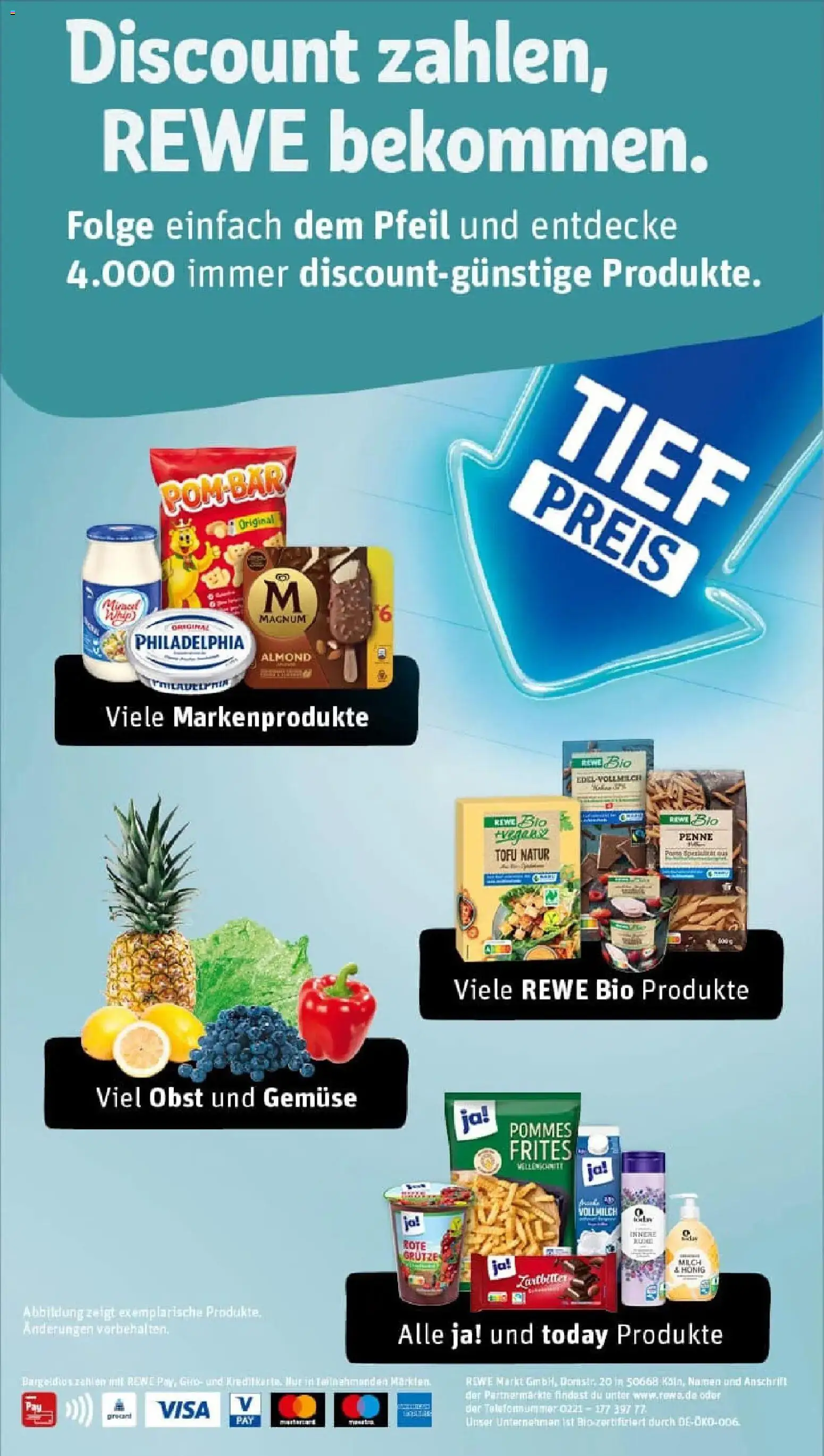 Rewe prospekt Marburg	 – gültig ab 02.11.2025 | Seite: 16 | Produkte: Miracel whip, Pommes frites, POM-BÄR, Gemüse