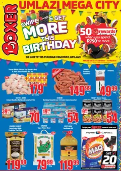 Boxer - KwaZulu-Natal - Umlazi Mega City Specials │ valid from 11.08.2025 | Page: 1