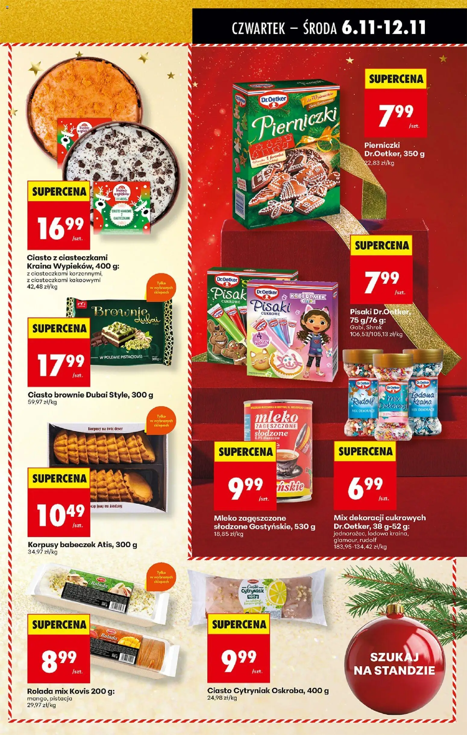 Biedronka gazetka - Oferta w tym tygodniu od 06.11.2025 | Strona: 47 | Produkty: Mleko zagęszczone słodzone, Ciasto brownie, Ciasto, Mleko