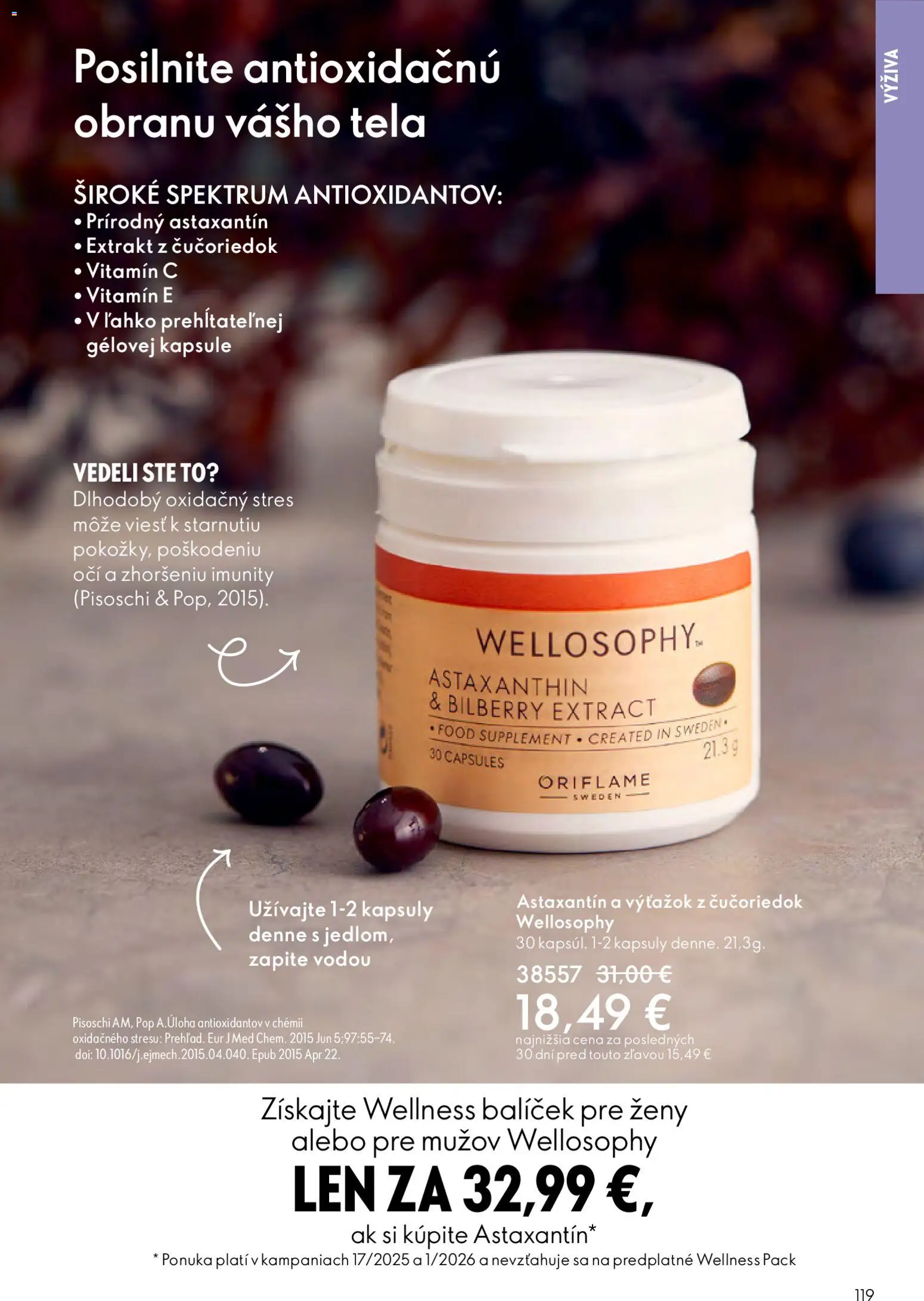 Nové Oriflame akcie – leták je platný od 03.12.2025 | Strana: 119 | Produkty: Med