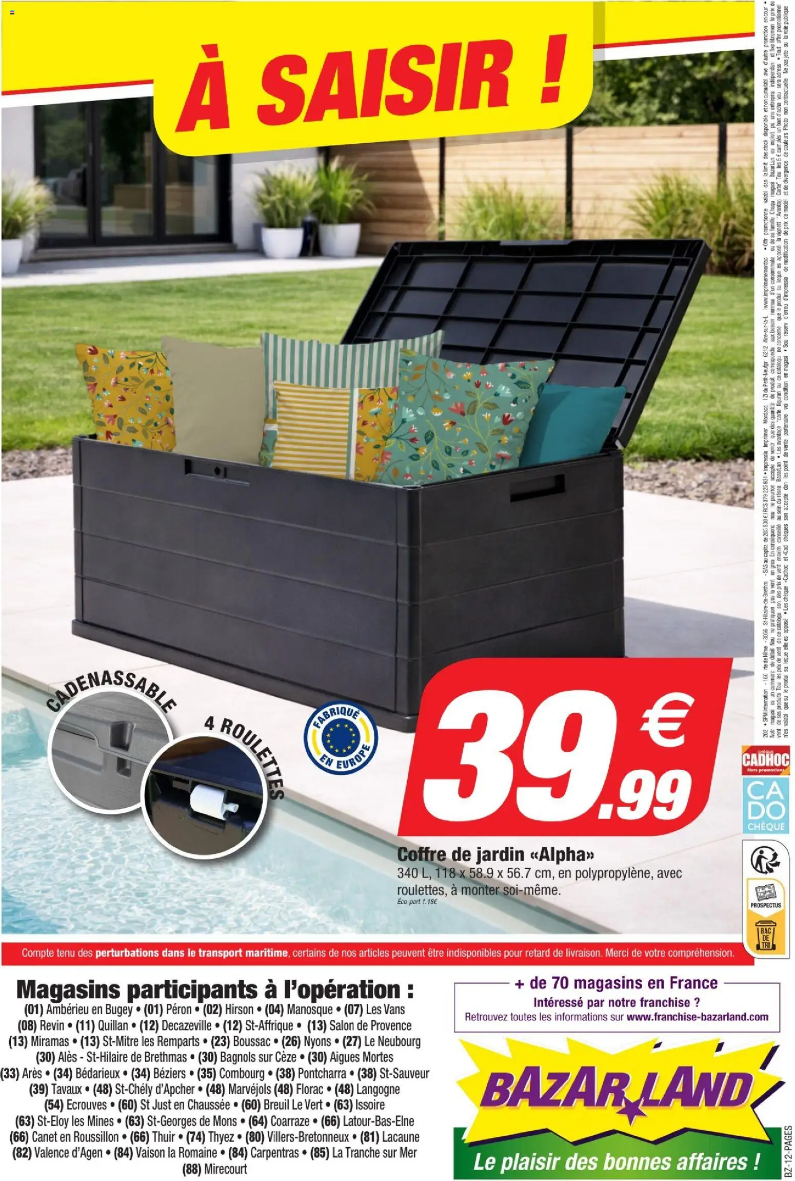 {H1} | Page: 12 | Produits: Coffre de jardin