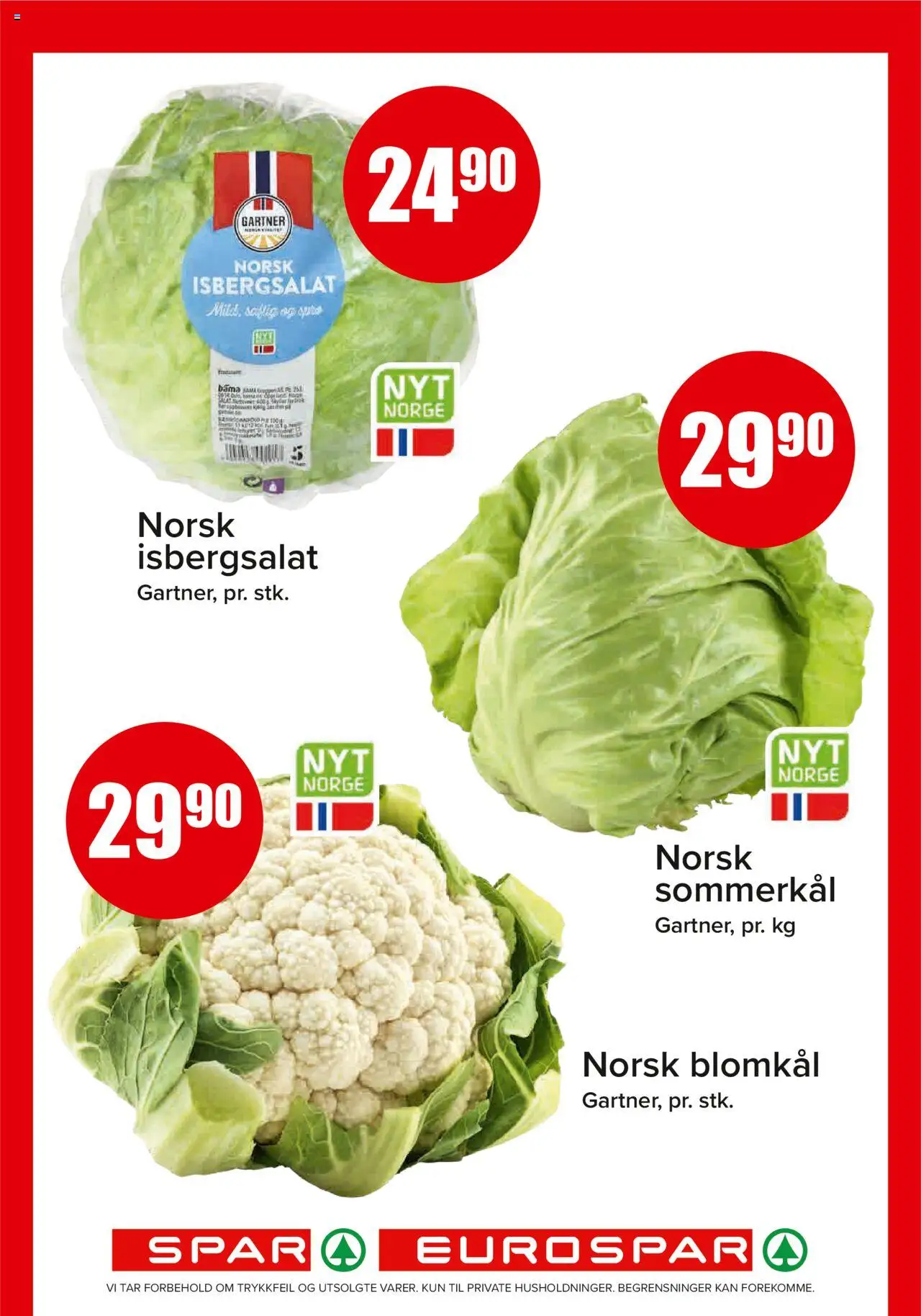  | Side: 6 | Produkter: Blomkål, Isbergsalat