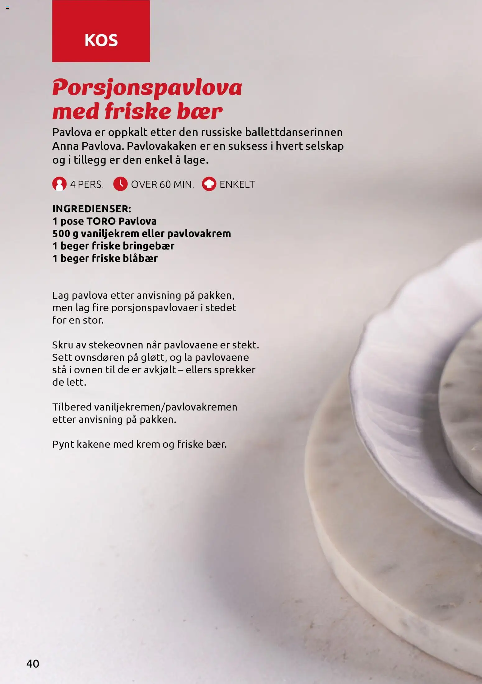 {H1} | Side: 40 | Produkter: Krem, Blåbær, Strandväska, Кукурудза