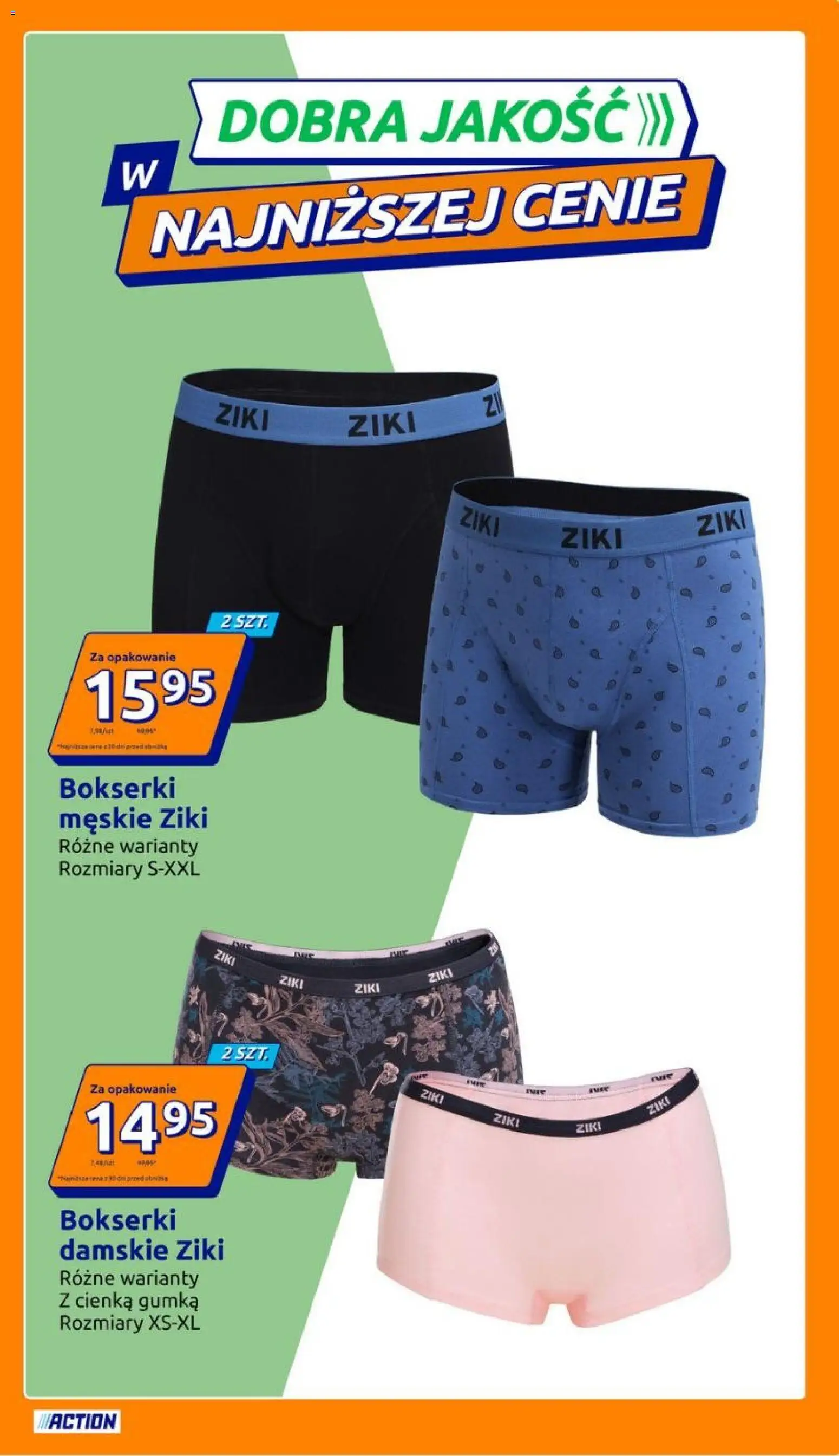 Action Gazetka od 29.10.2025 | Strona: 13 | Produkty: Bokserki, Bokserki męskie