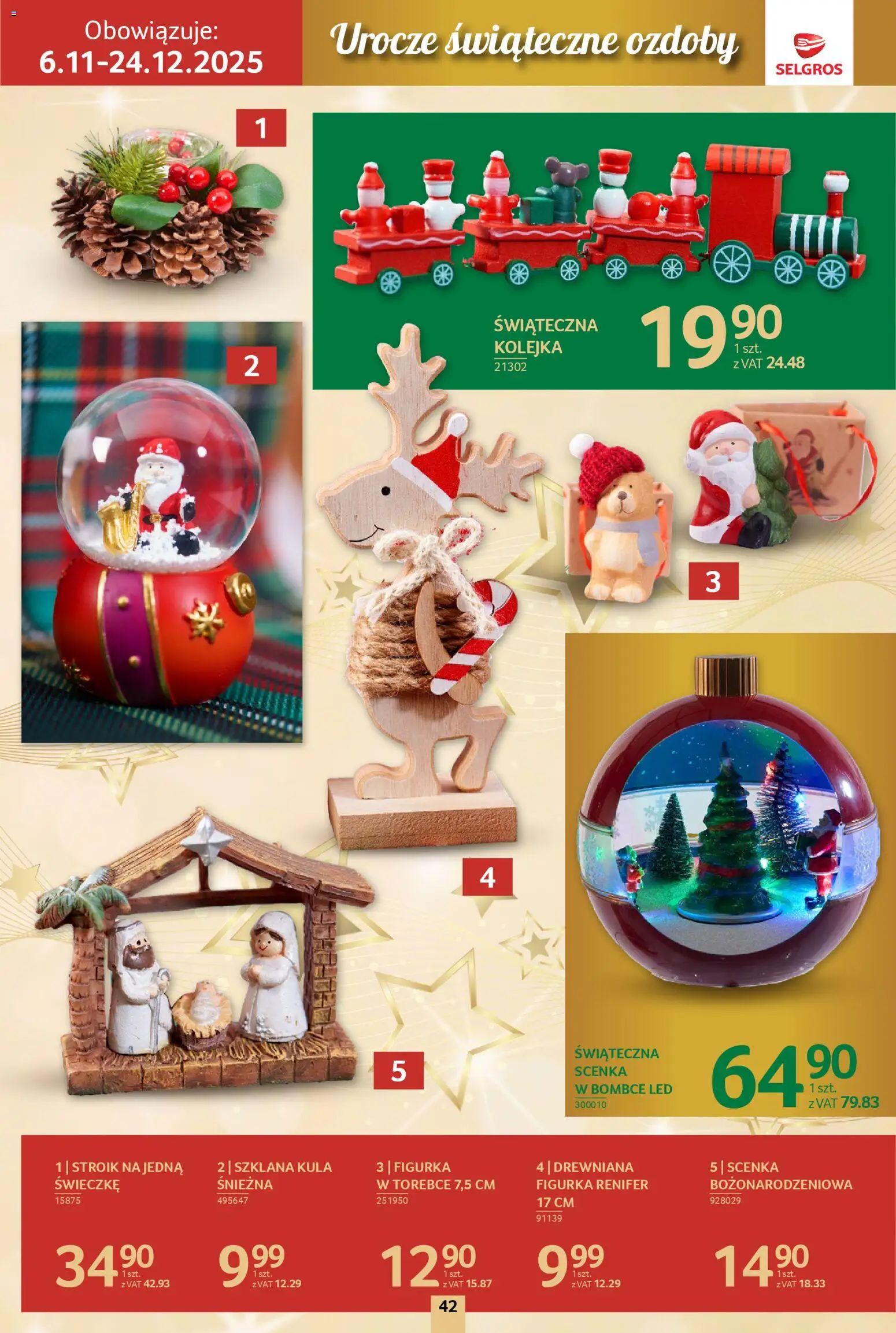 Selgros cash&carry Gazetka - Boże Narodzenie od 06.11.2025 | Strona: 42