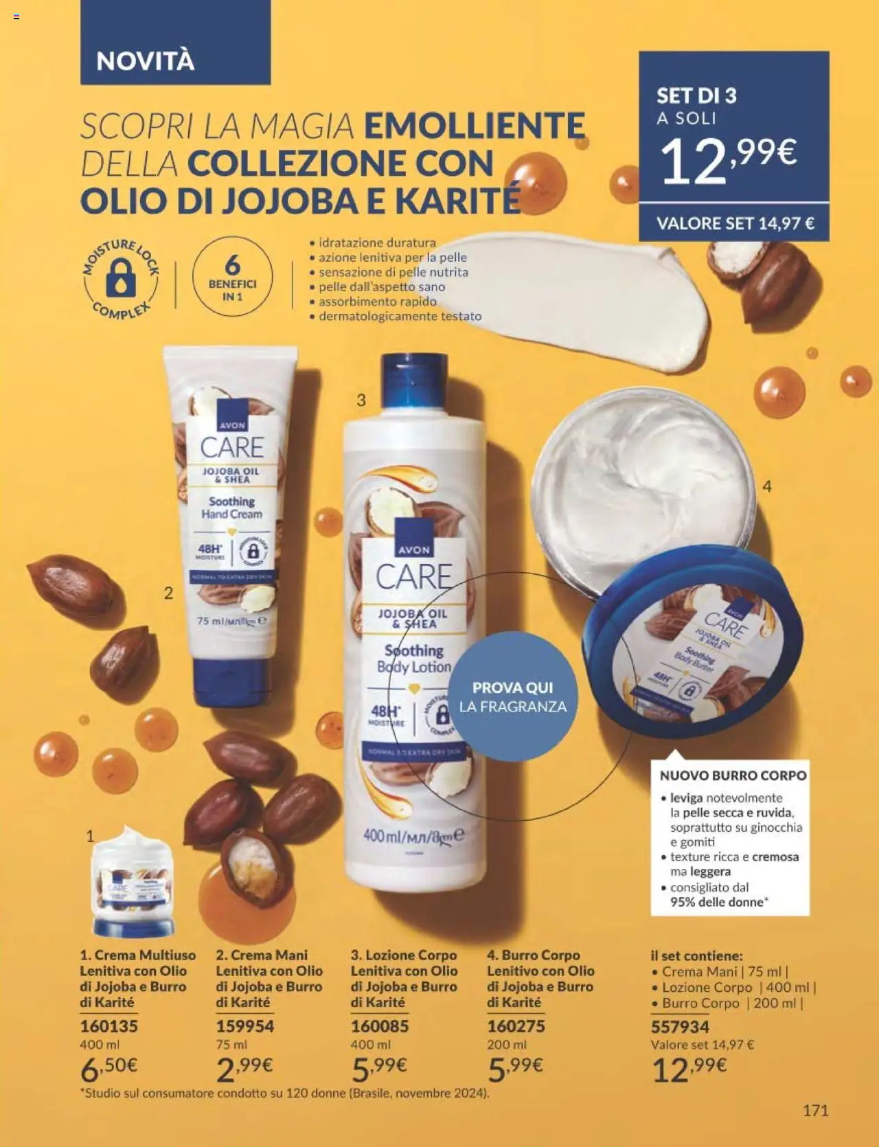 Volantino Avon del 01.09.2025 | Pagina: 171 | Prodotti: Crema, Burro, Body, Fragranza