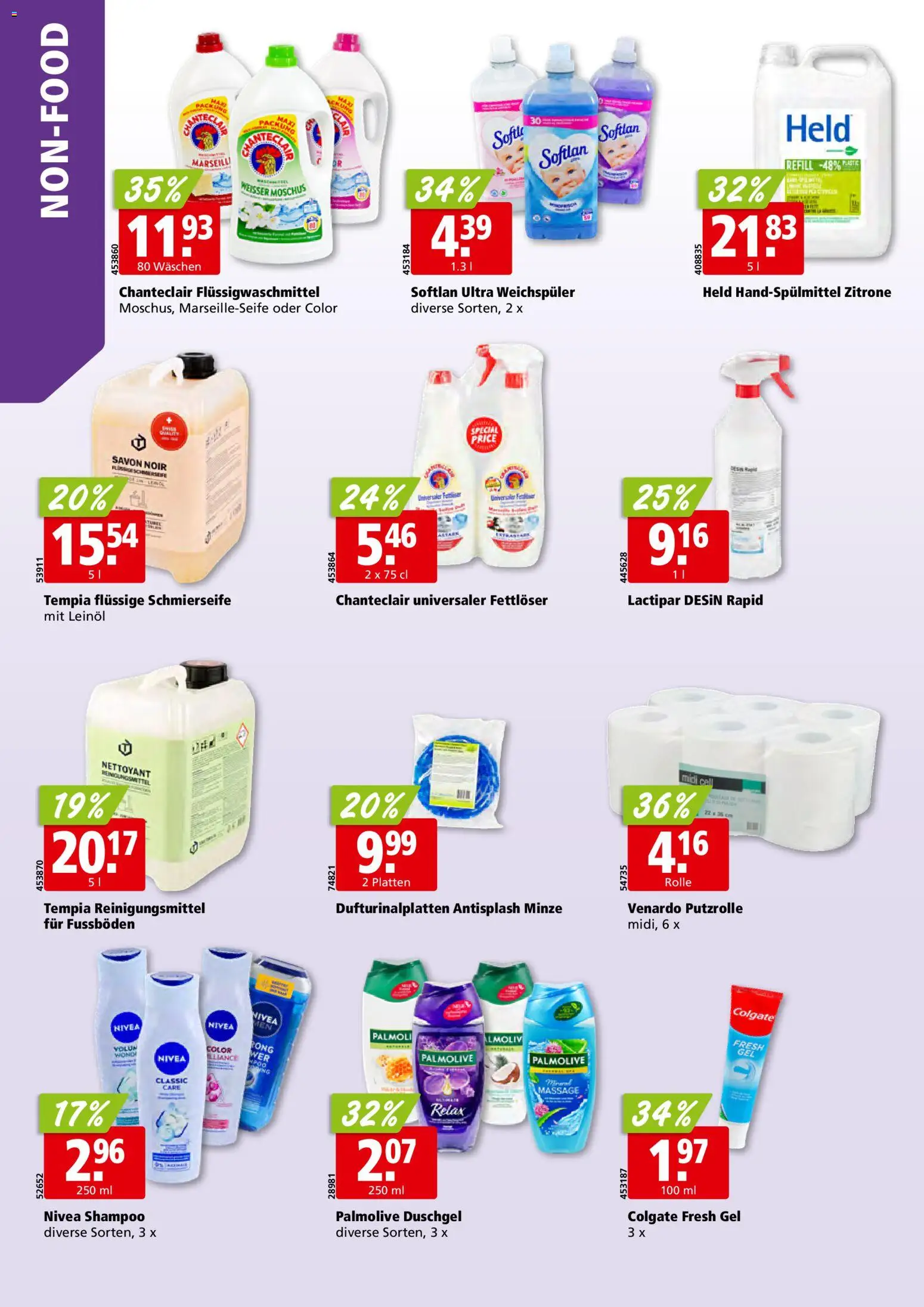 Aligro Aktionen – gültig ab 23.02.2026 | Seite: 38 | Produkte: Leinöl, Shampoo, Weichspüler, Zitrone