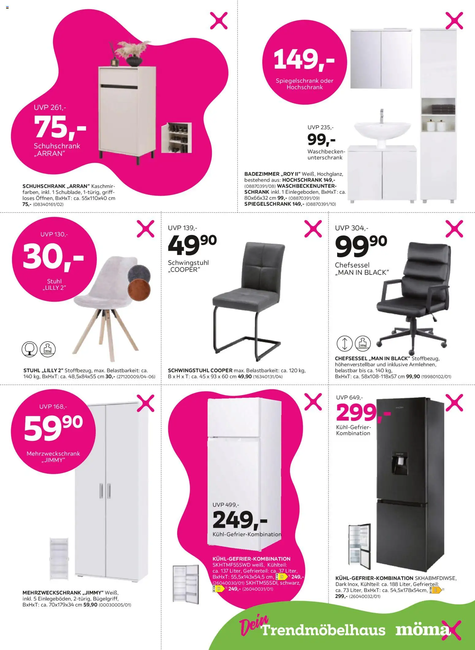 Mömax Prospekt 	 – gültig ab 27.04.2026 | Seite: 5 | Produkte: Schrank, Waschbecken, Spiegelschrank, Unterschrank