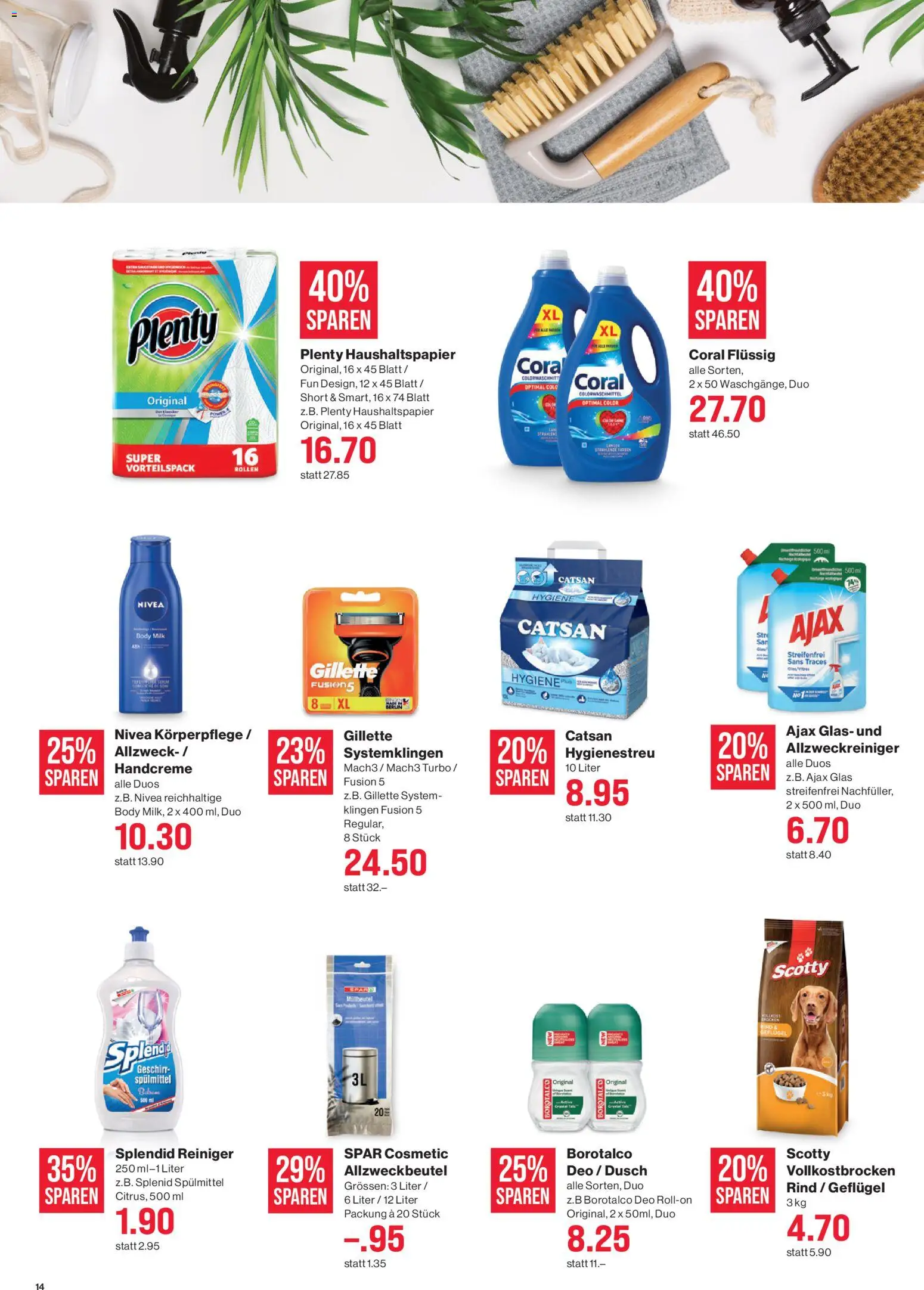 SPAR Aktionen – gültig ab 15.01.2026 | Seite: 14 | Produkte: Handcreme, Body Milk