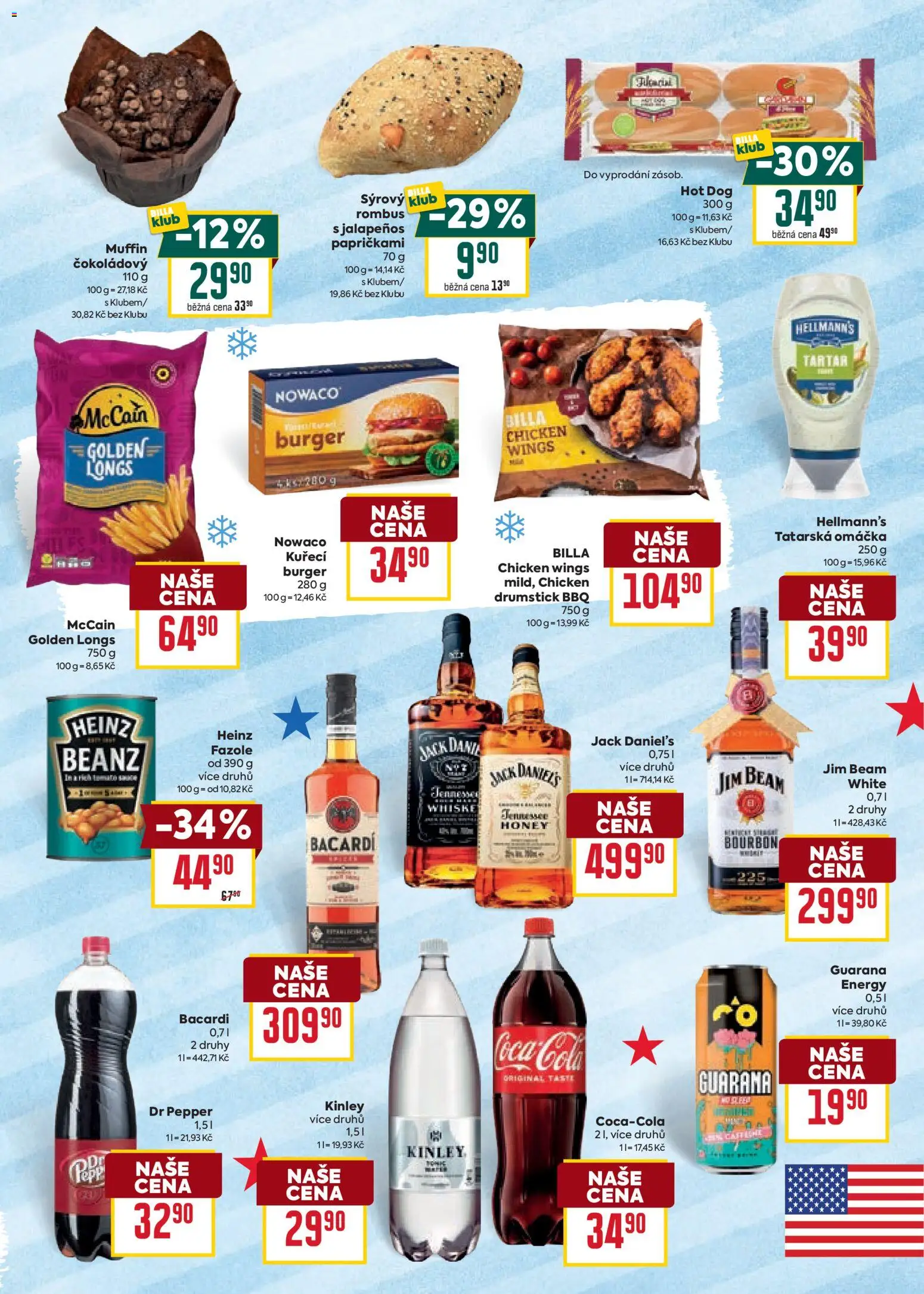 Billa leták - Chutě světa od 21.01.2026 | Strana: 9 | Produkty: Hot dog, Hellmann's, Jalapeňos, Fazole