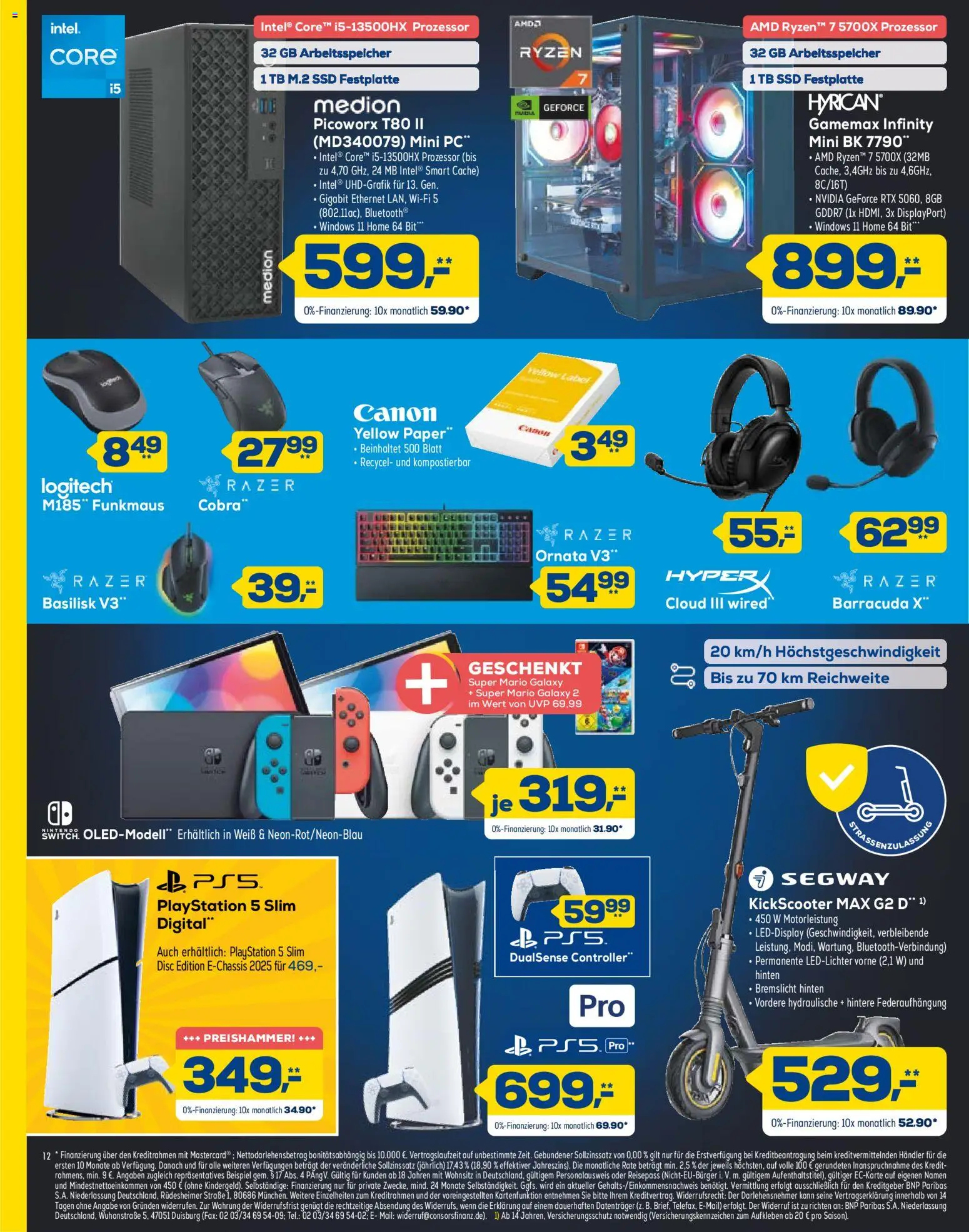 Euronics - Black Friday – gültig ab 26.11.2025 | Seite: 12 | Produkte: Playstation, PC, Mini pc