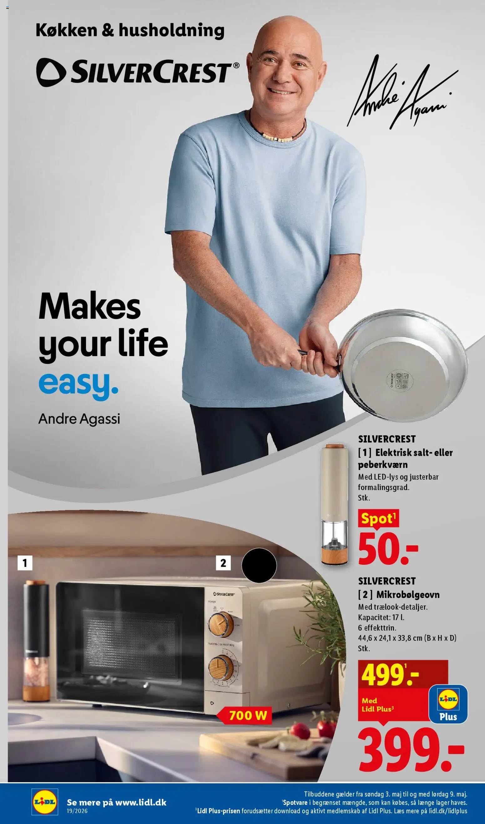 Lidl tilbudsavis – gyldig fra 03.05.2026 | Side: 16 | Produkter: Salt, Søm, Mikrobølgeovn