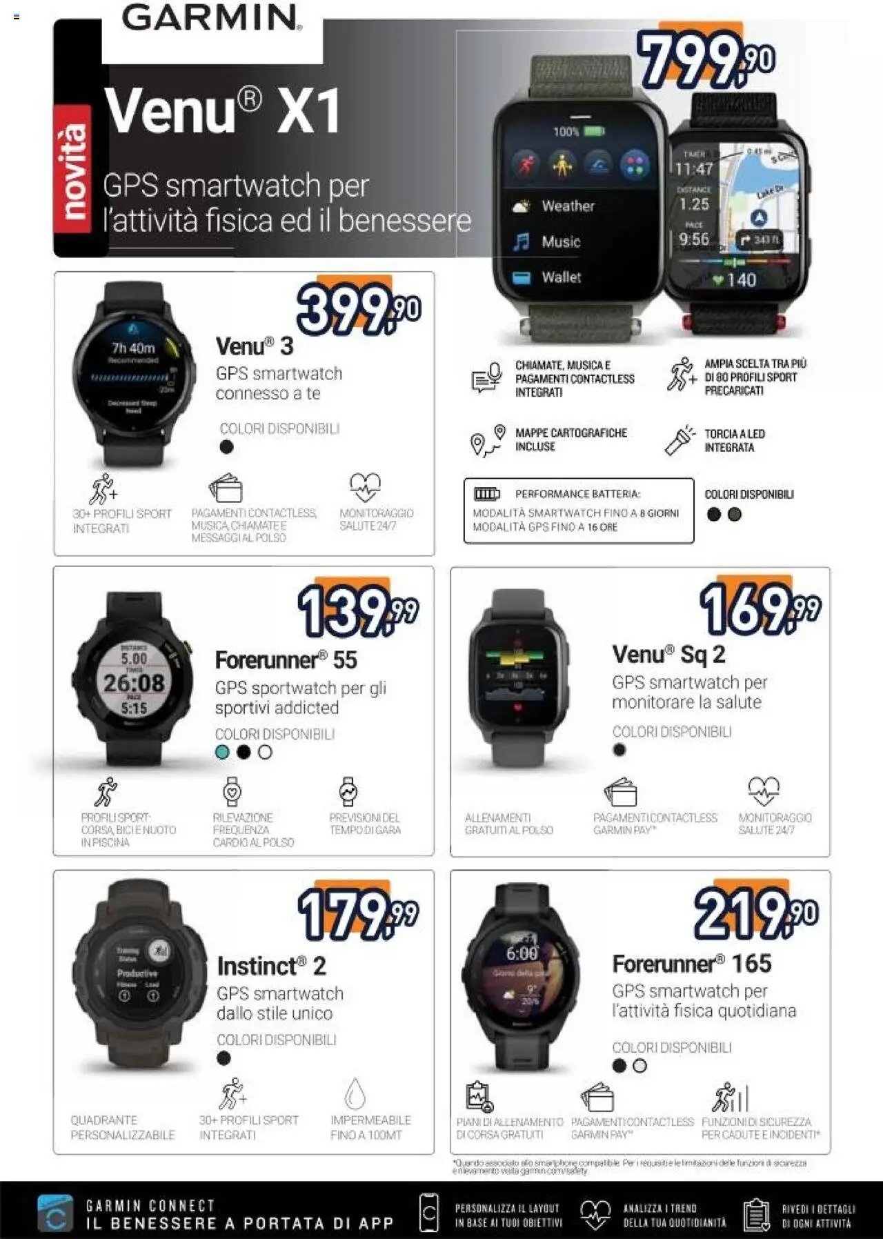 Volantino Unieuro del 22.08.2025 | Pagina: 25 | Prodotti: Tè, Smartphone, Monitorare, Batteria