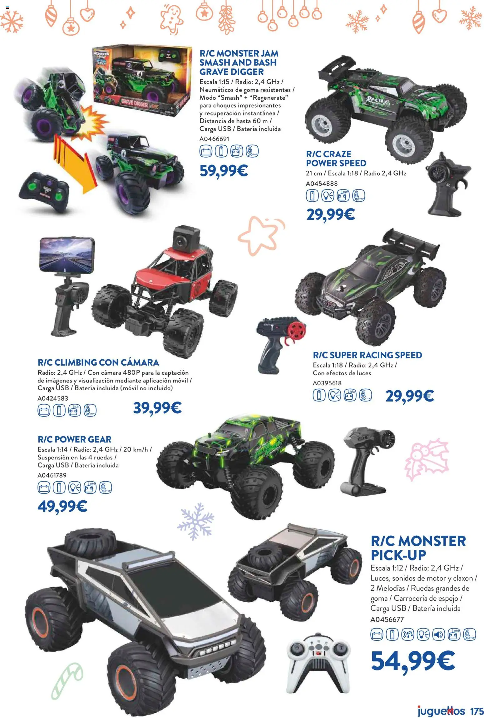 Juguettos catálogo Navidad │ válido desde el 27.10.2025 | Página: 175 | Productos: Radio, Cámara, USB, Batería