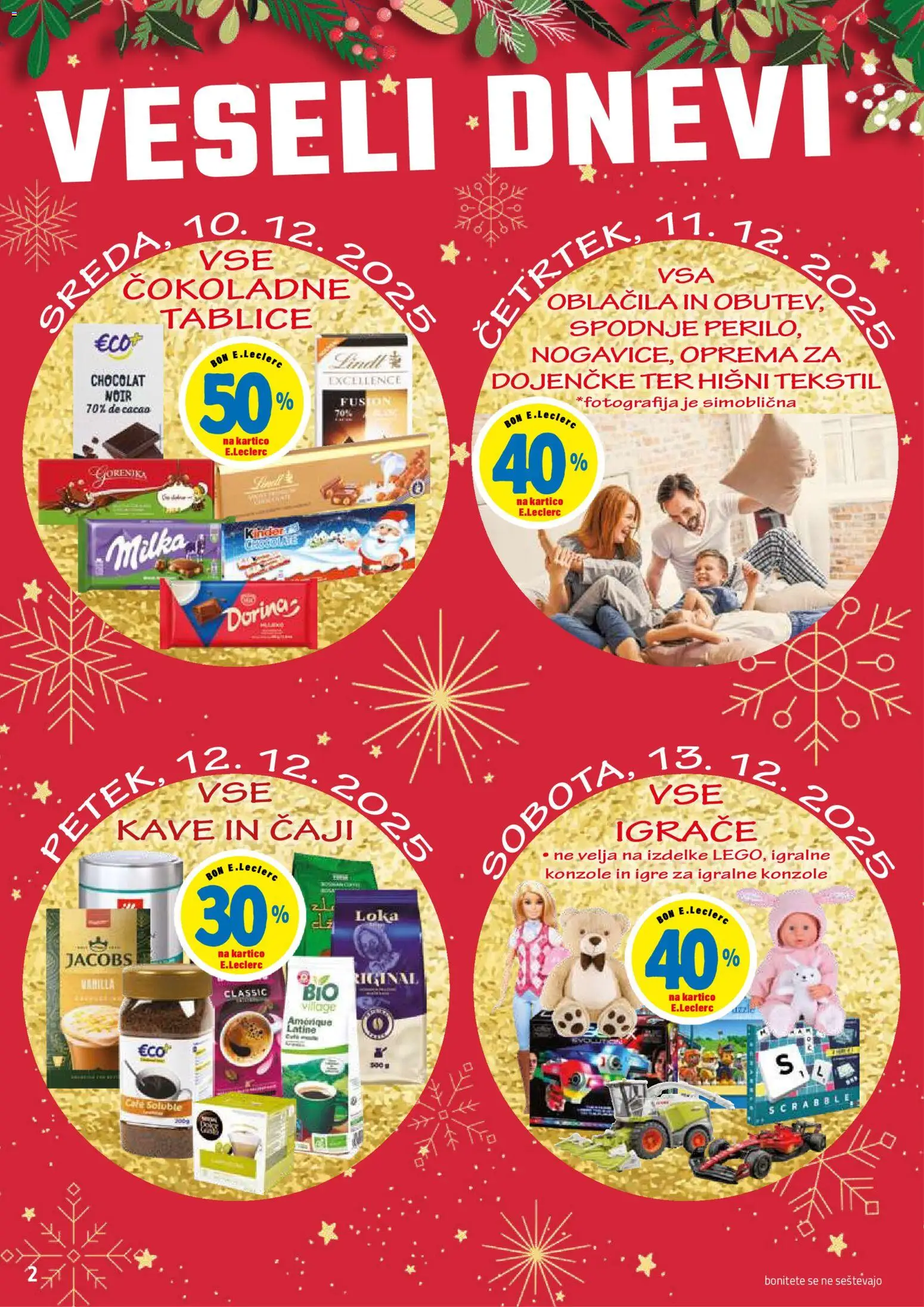 Novi E.leclerc katalog ponudbe – veljaven od 10.12.2025 | Stran: 2 | Izdelki: Oblacila