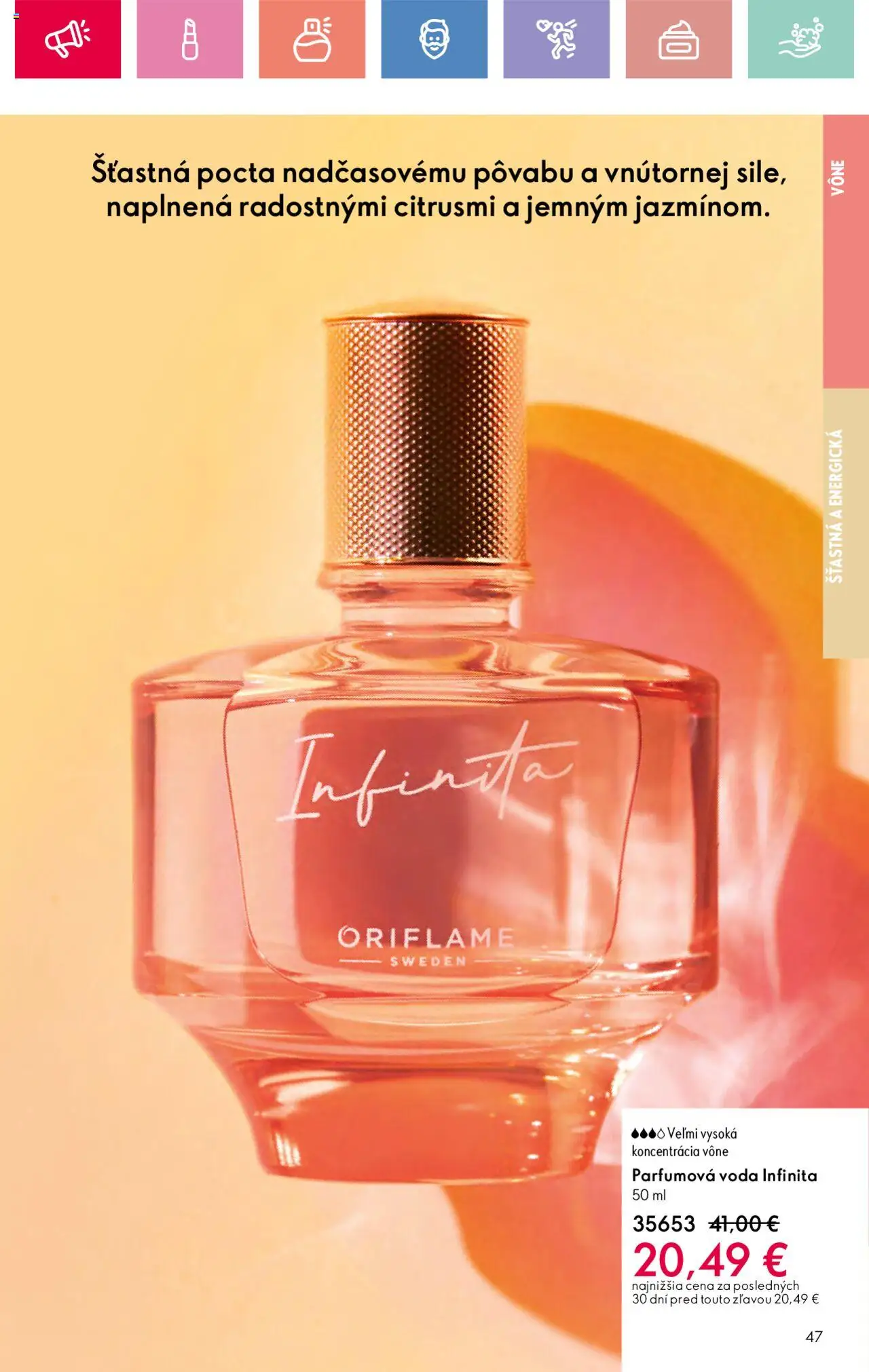 Katalóg Oriflame 9 2025 │ platný od 15.06.2025 | Strana: 47 | Produkty: Voda