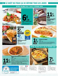 E.Leclerc - Prévisualisation de TARTIFLETTE AU REBLOCHON AOP(1)(8) valide à partir de 17.02.2026 | Page: 6