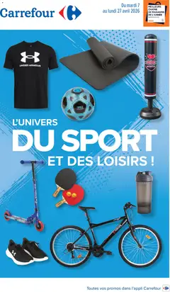 Carrefour - Prévisualisation de Carrefour L'univers du sport et des loisirs valide à partir de 07.04.2026