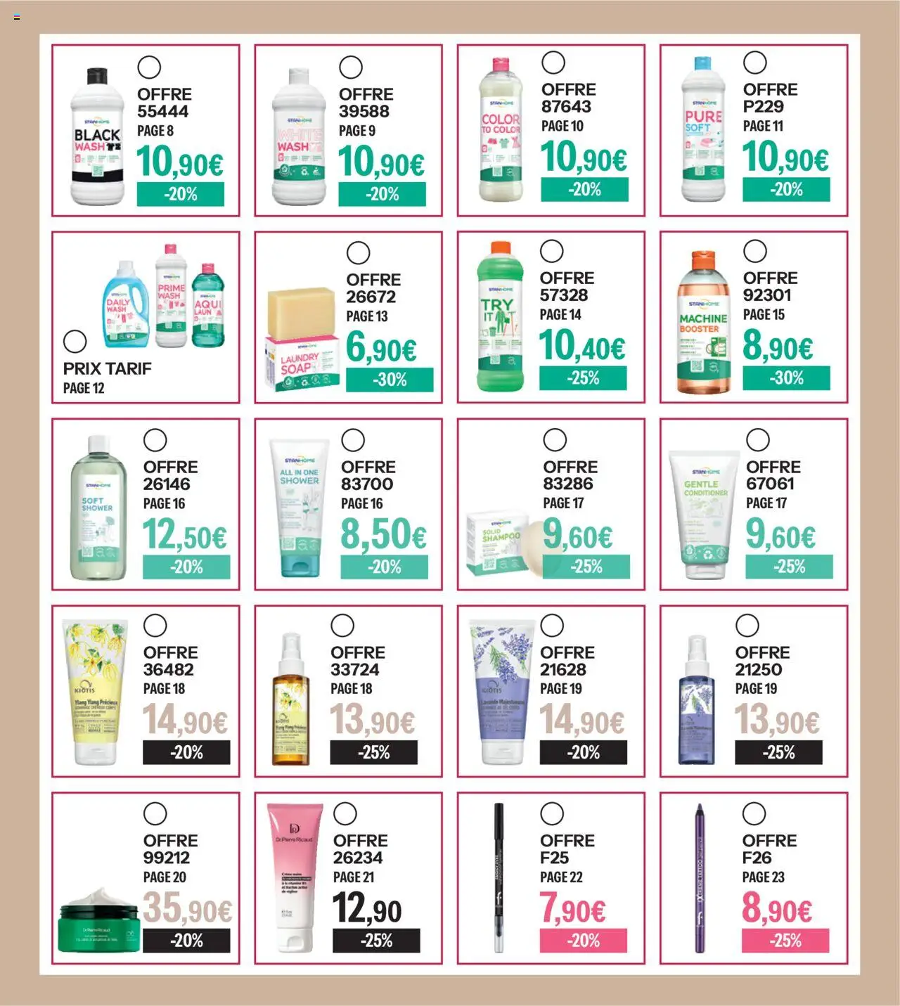 {H1} | Page: 7 | Produits: Body, Lavande, Détergent