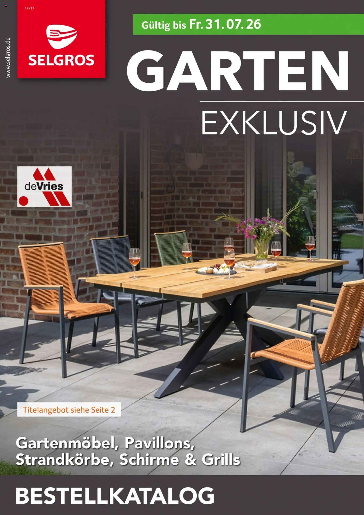 Selgros Garten Exklusiv – gültig ab 19.07.2026 | Seite: 1