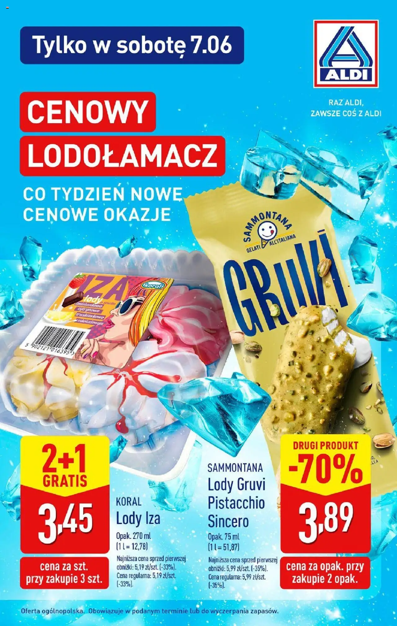 Aldi Gazetka od 02.06.2025 | Strona: 33 | Produkty: Lody