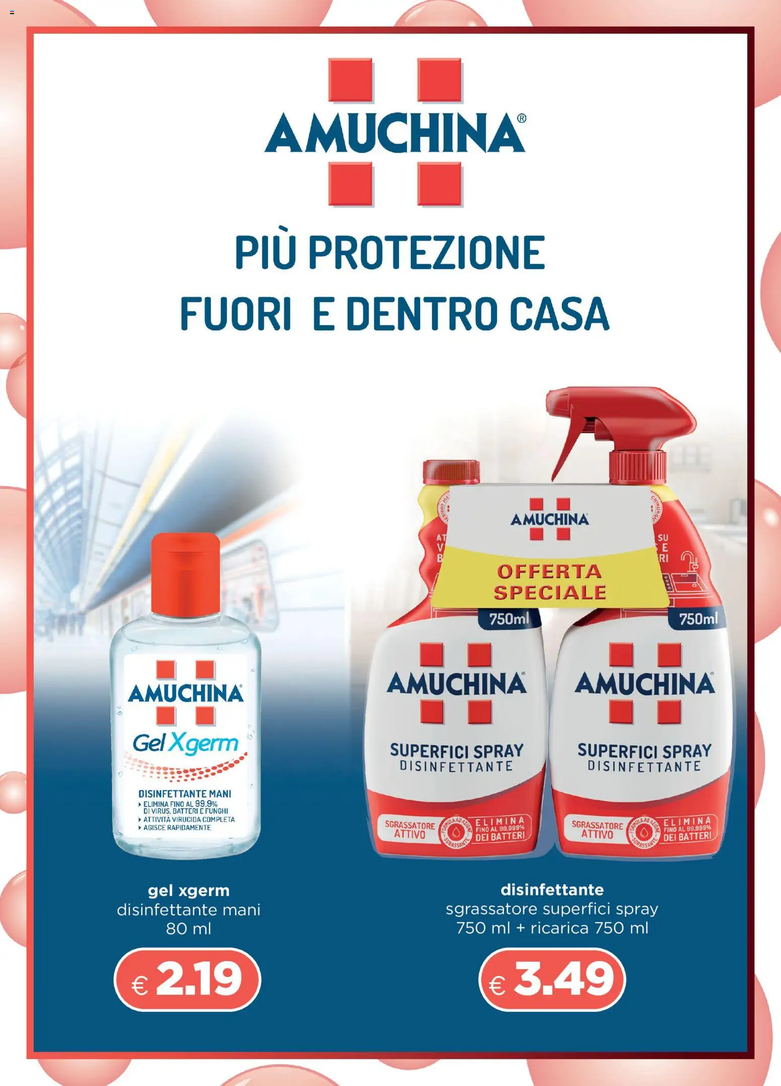 Volantino Acqua e Sapone del 23.11.2025 | Pagina: 3 | Prodotti: Spray disinfettante, Sgrassatore, Funghi