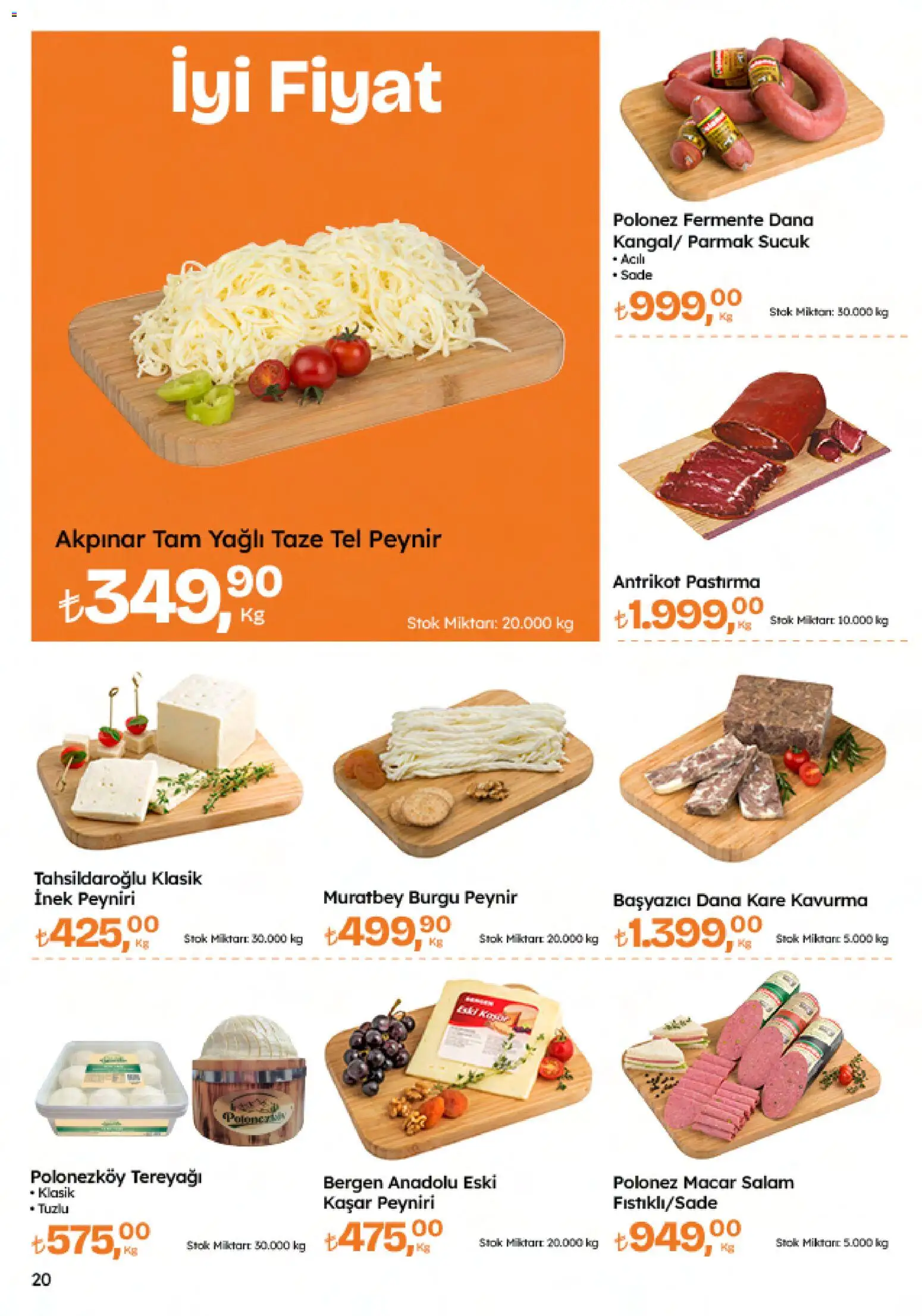 Migros Katalog - 5M Migroskop Dijital - 23.10.2025 tarihinden itibaren geçerlidir | Sayfa: 20 | Ürünler: Tereyağı, Peynir, Salam, Sucuk
