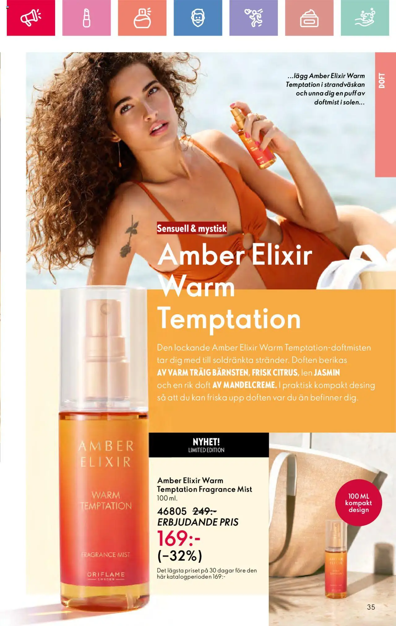 Oriflame reklamblad aktuell från 03.08.2025 | Sida: 35 | Produkter: Doft, Puff