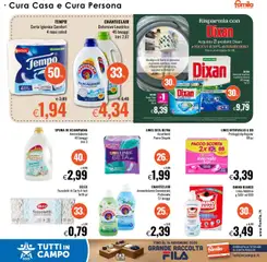 Anteprima del volantino Volantino Famila	 valido a partire dal 16.10.2025 | Pagina: 23 | Prodotti: Fazzoletti di carta, Ammorbidente, Sgrassatore, Lavatrice