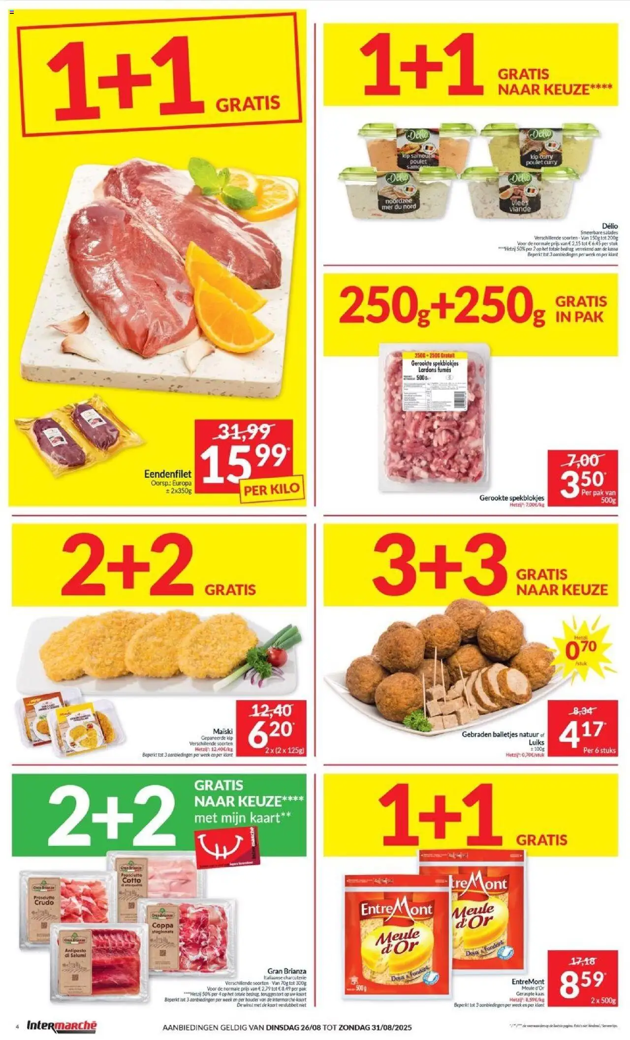  | Pagina: 4 | Producten: Salades, Kip, Citrompótló tabletta, Kaas