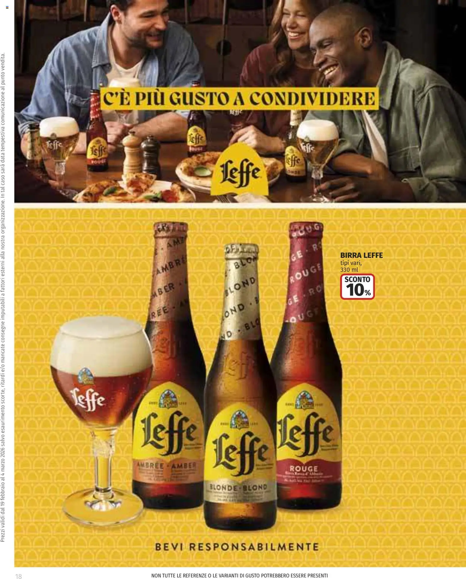 Volantino COOP del 19.02.2026 | Pagina: 18 | Prodotti: Birra, Data