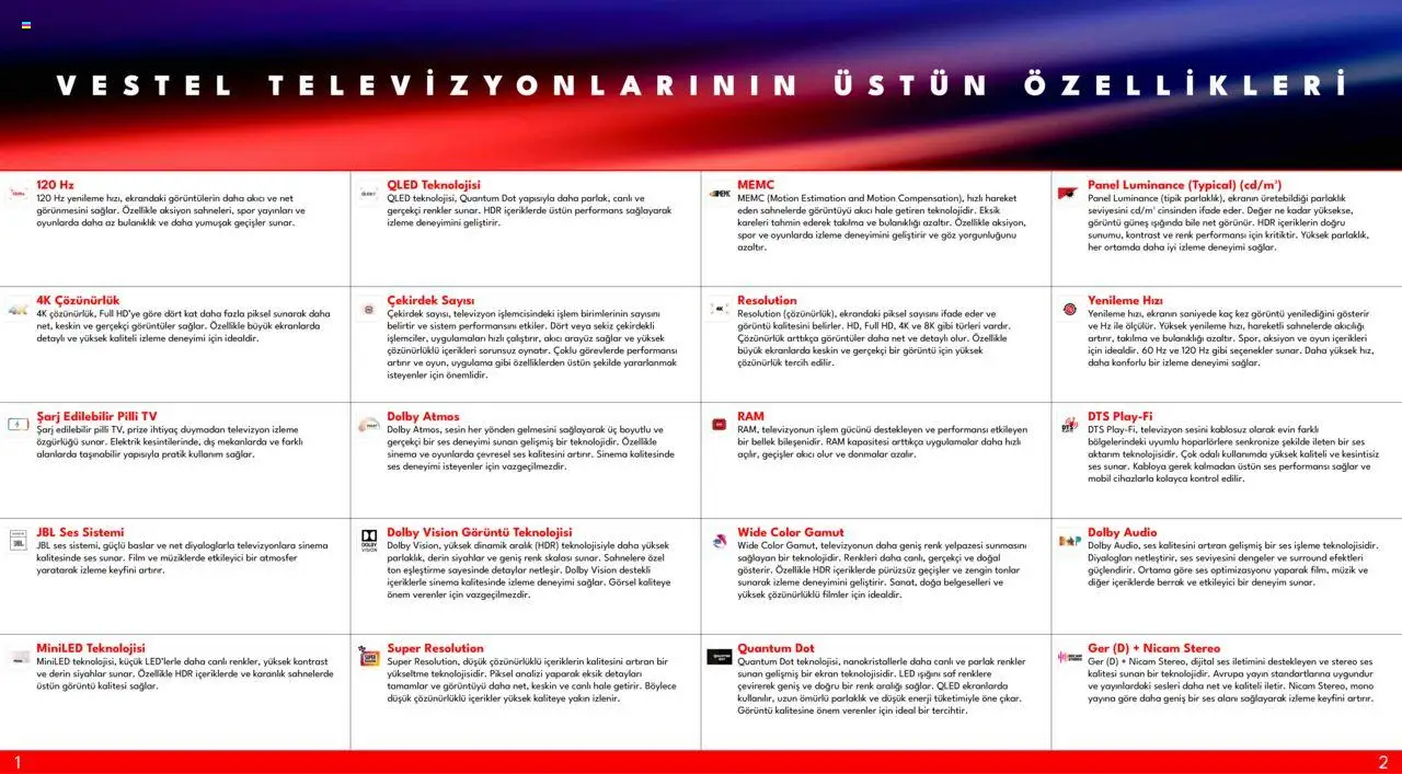 Vestel TV Katalog - 03.10.2025 tarihinden itibaren geçerlidir | Sayfa: 3 | Ürünler: TV, Televizyon, Ses, Oyun