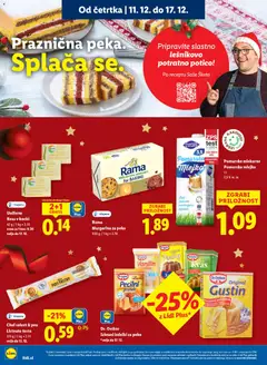 Lidl katalog akcije – veljaven od 11.12.2025 | Stran: 14 | Izdelki: Prašek, Puding, Kos, Sladkor