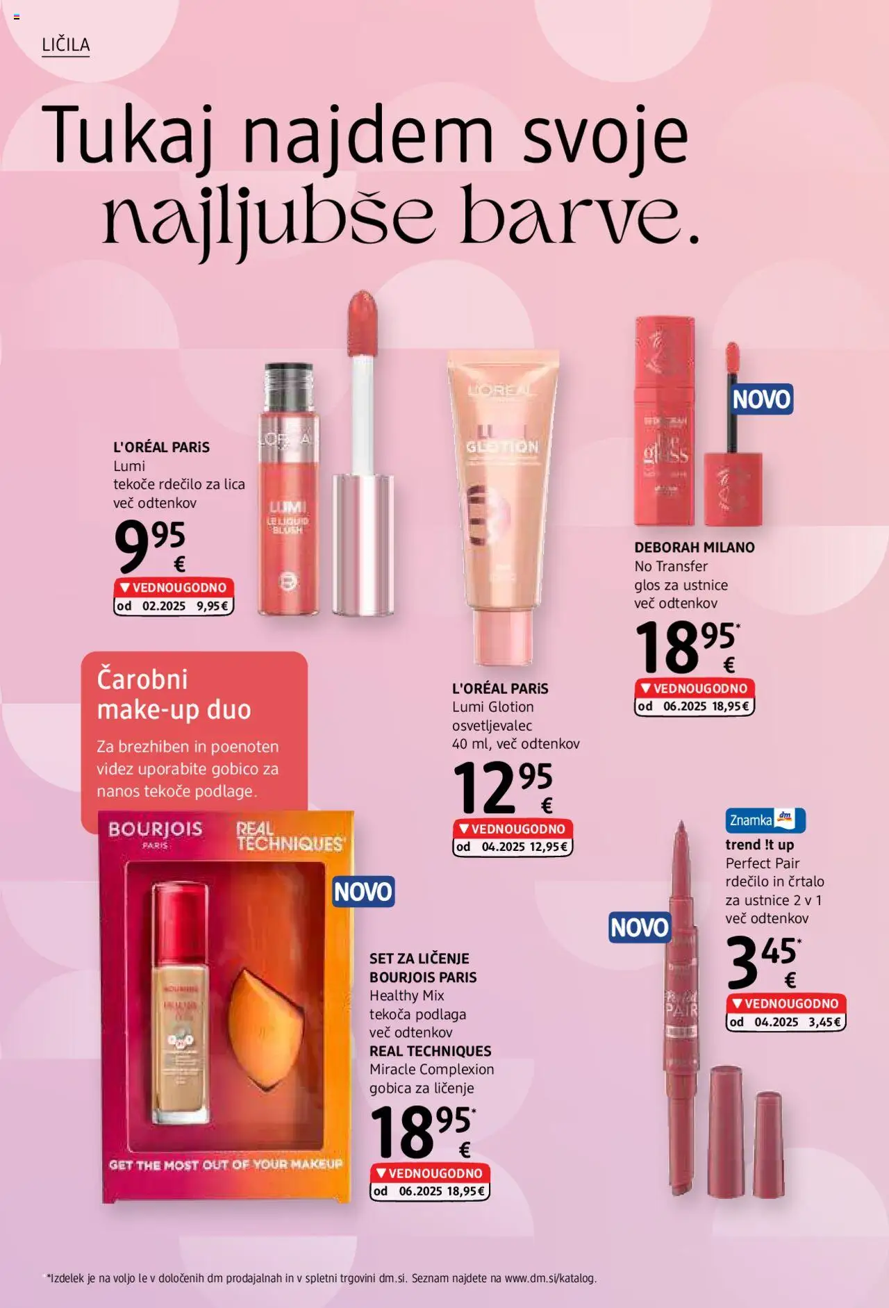 DM Drogerie Markt katalog │ velja od 01.08.2025 | Stran: 10 | Izdelki: Glos za ustnice, Rdečilo za lica, Licila, Gobica
