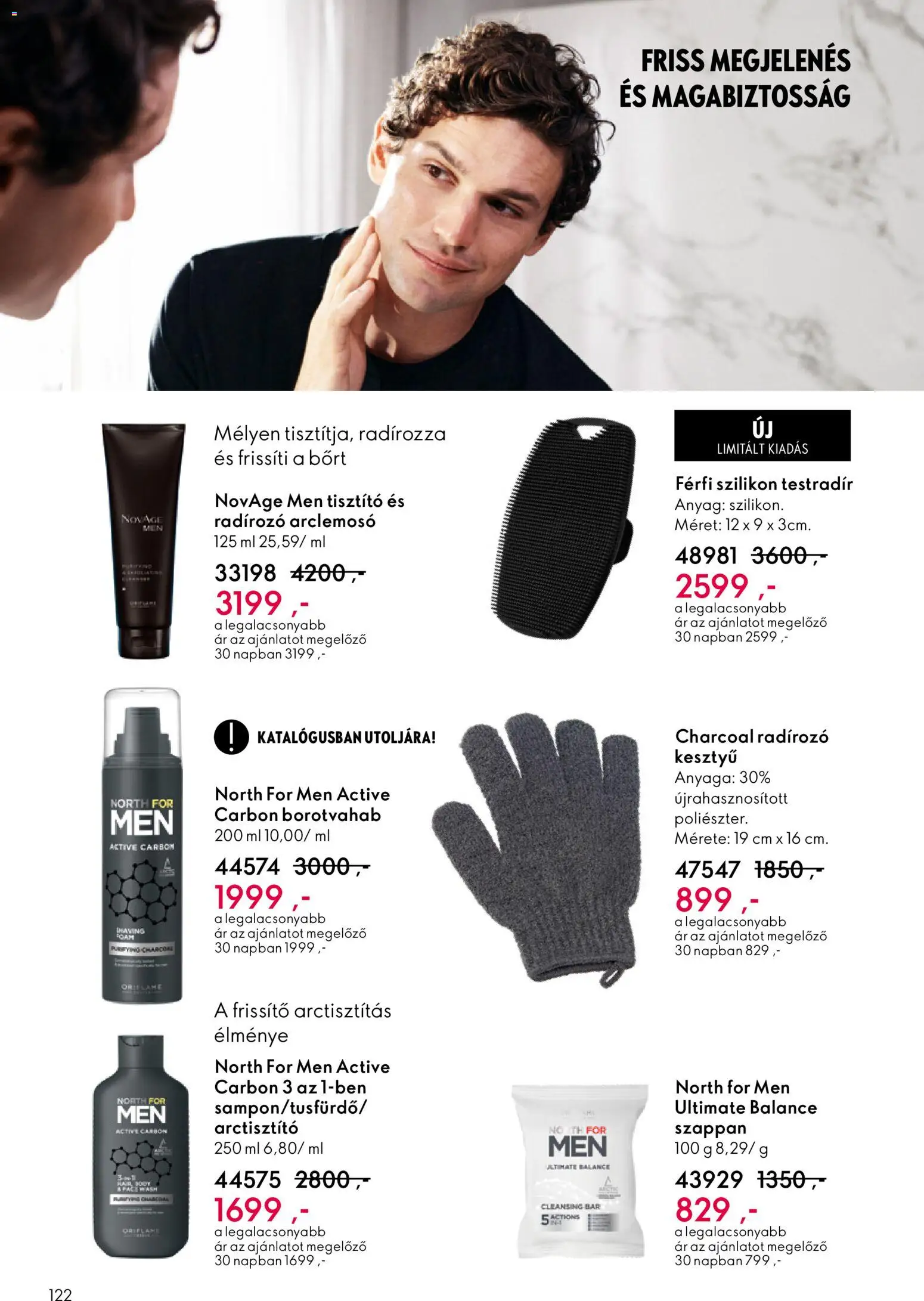 Oriflame akciós ujság - amely érvényes a következő dátumtól: 22.10.2025 | Oldal: 122 | Termékek: Kesztyű, Borotvahab, Szappan