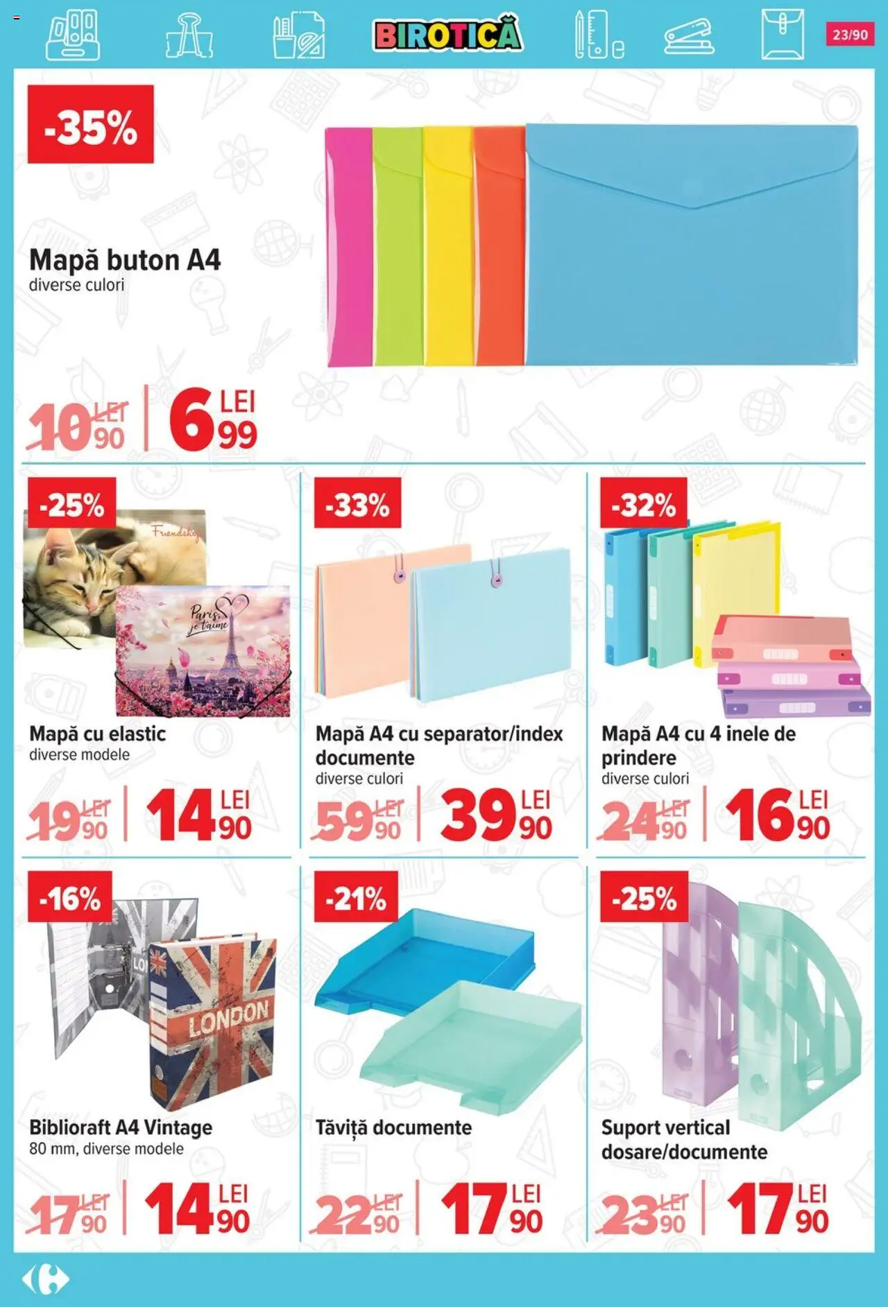 Carrefour catalog - Începe școala – valabil de la 13.08.2025 | Pagină: 24