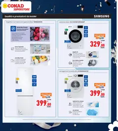 Anteprima del volantino Frigorifero Combinato Air-Space EcoFlex® RB33B612EWW, Frigorifero con tecnologia Total No Frost, Extra Capacità SpaceMax e Humidity Fresh. Capacità 344L. valido a partire dal 27.12.2025 | Pagina: 29 | Prodotti: Lavatrice, Asciugatrice, Data, Samsung