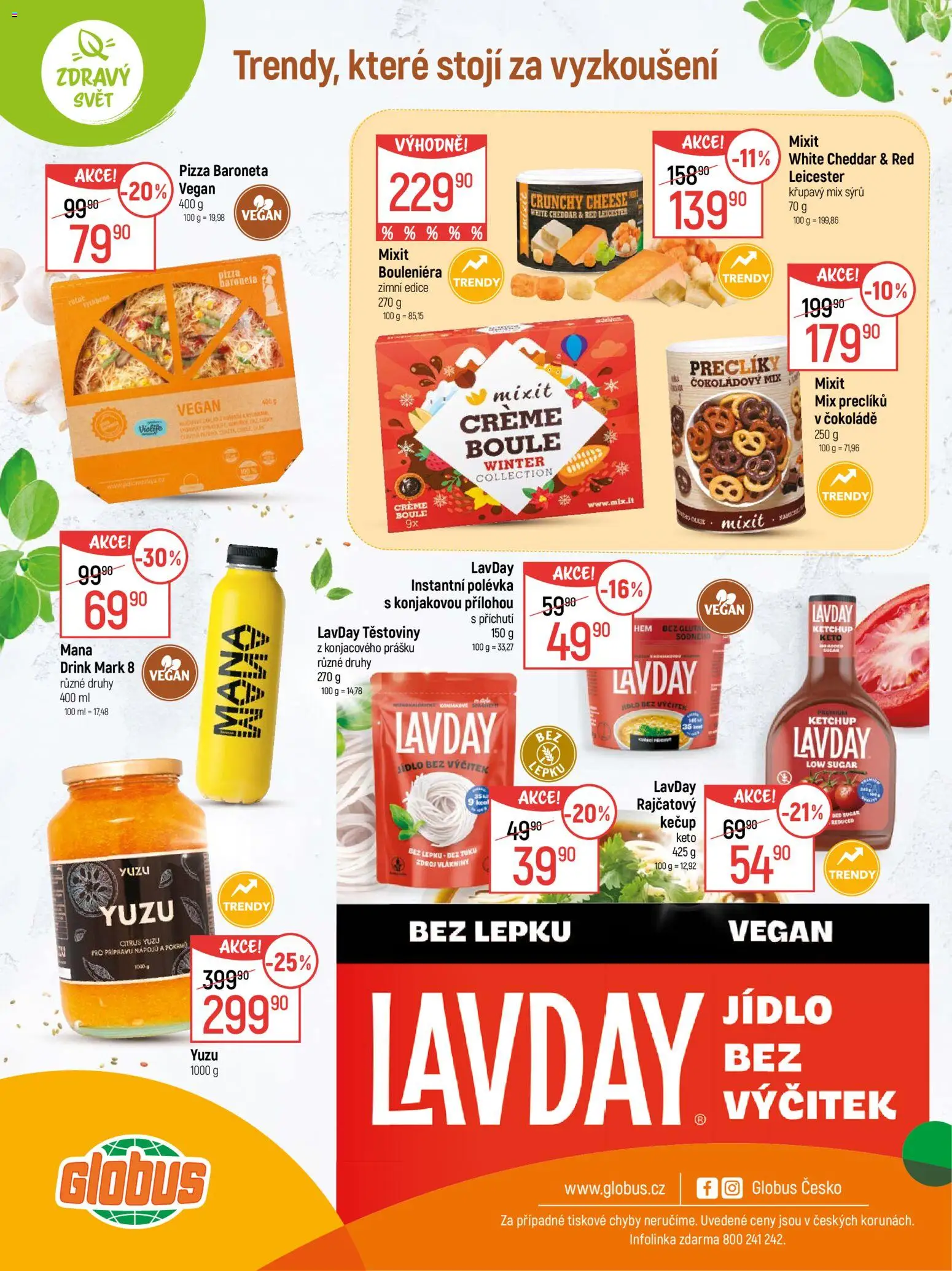 Globus leták - Zdravý svět od 07.01.2026 | Strana: 12 | Produkty: Vegan, Oleje, Těstoviny, Mana